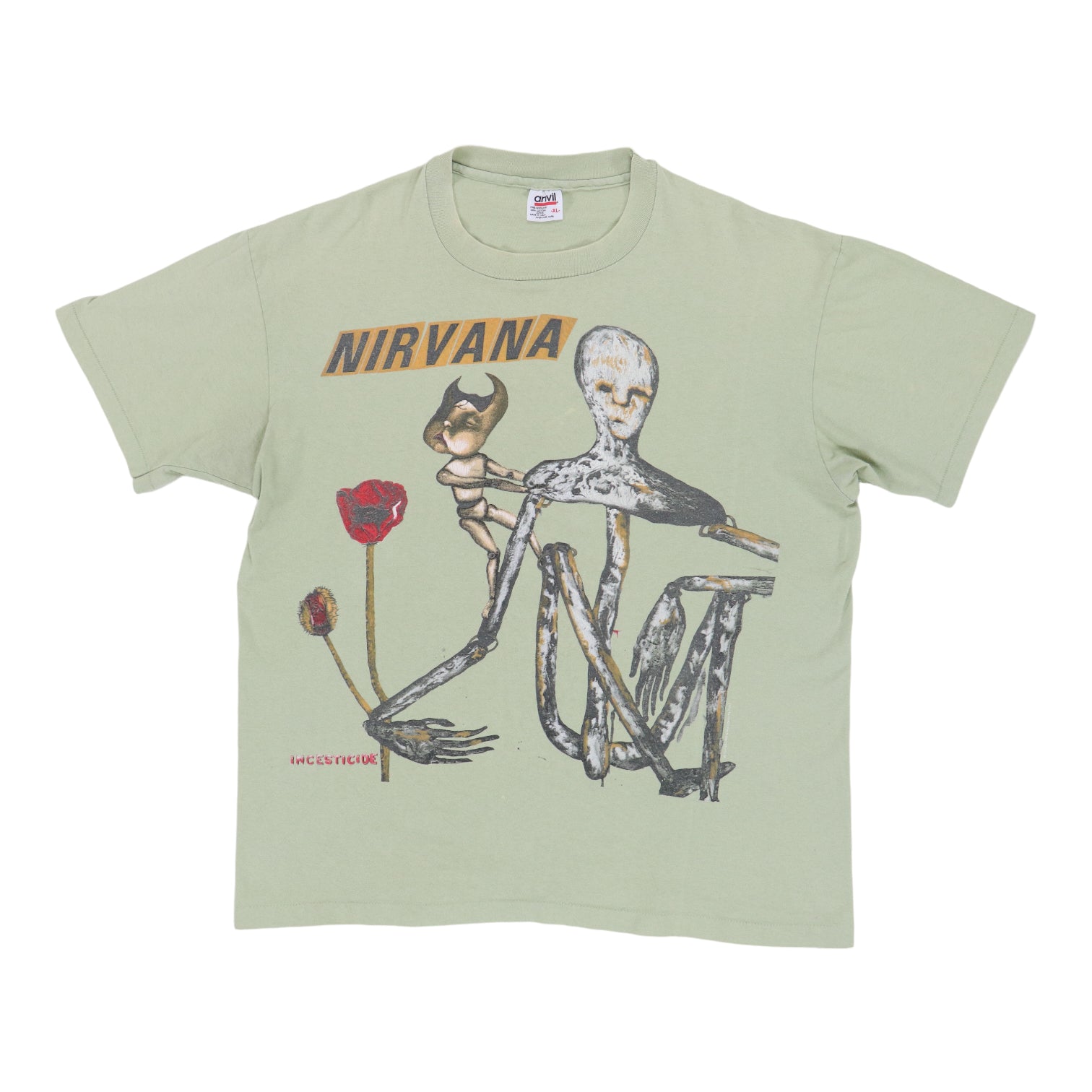 1993 Nirvana Incesticide Shirt