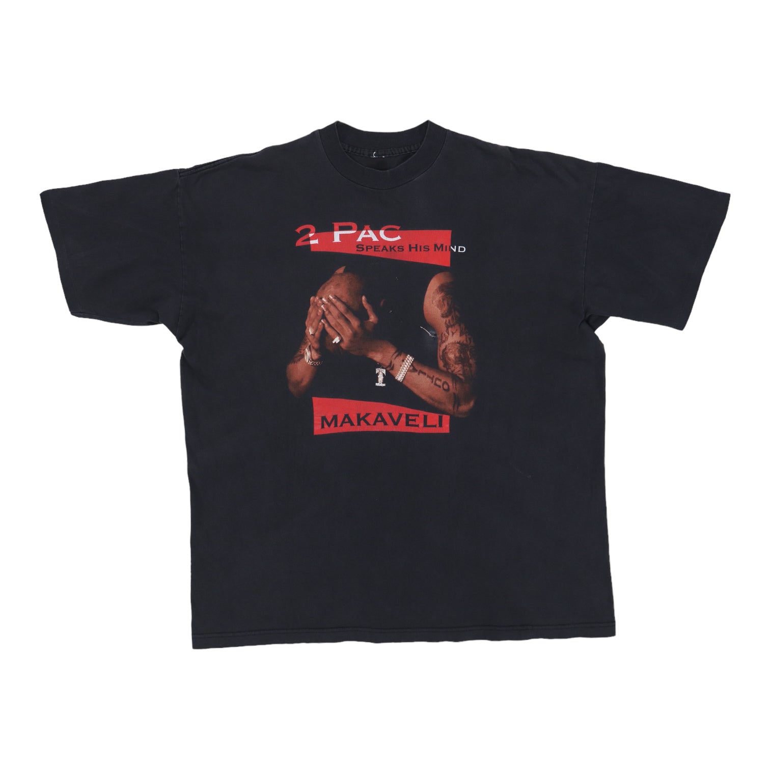 1990s 2Pac Speaks His Mind Makaveli Shirt