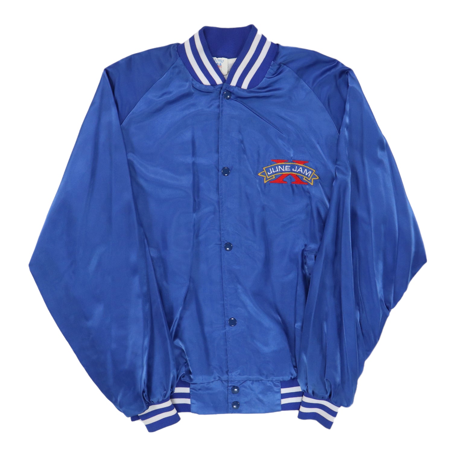 1990's NEW YORK GIANTS CHALK LINE VARSITY JACKET L