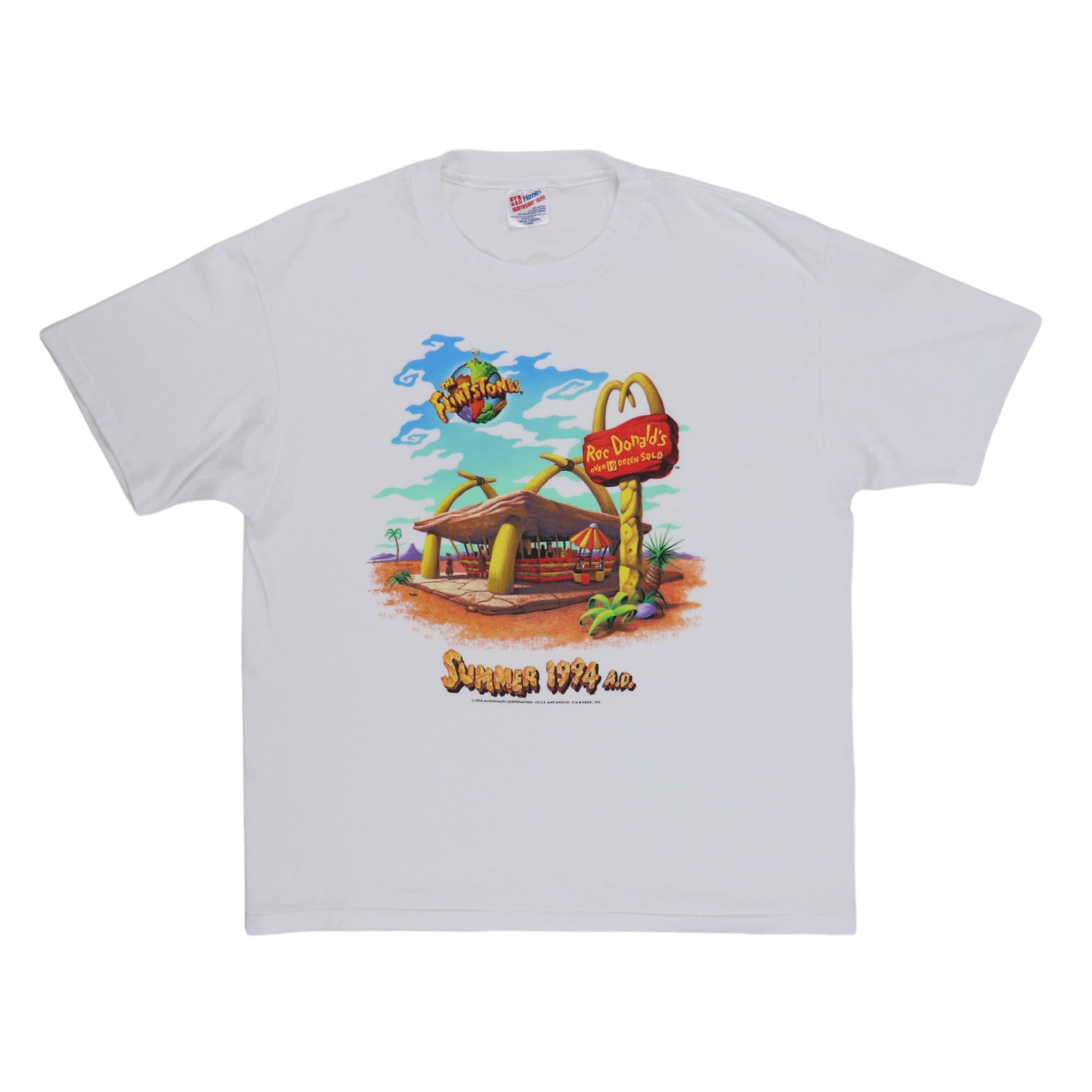 1994 Flintstones McDonald's Shirt – WyCo Vintage