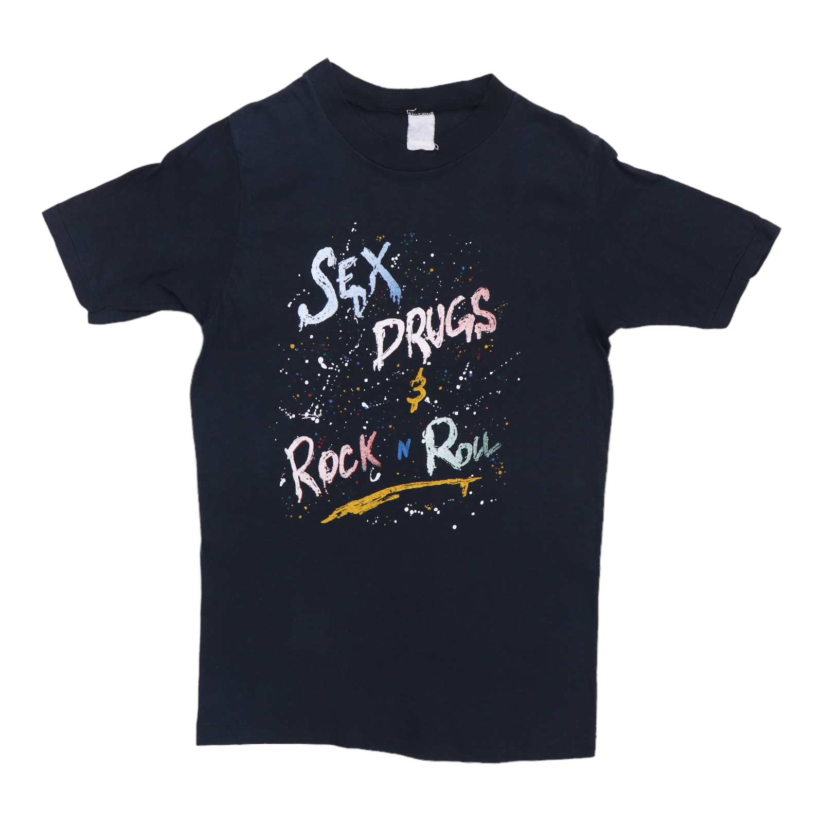 1980s Sex Drugs Rock N Roll Shirt – WyCo Vintage