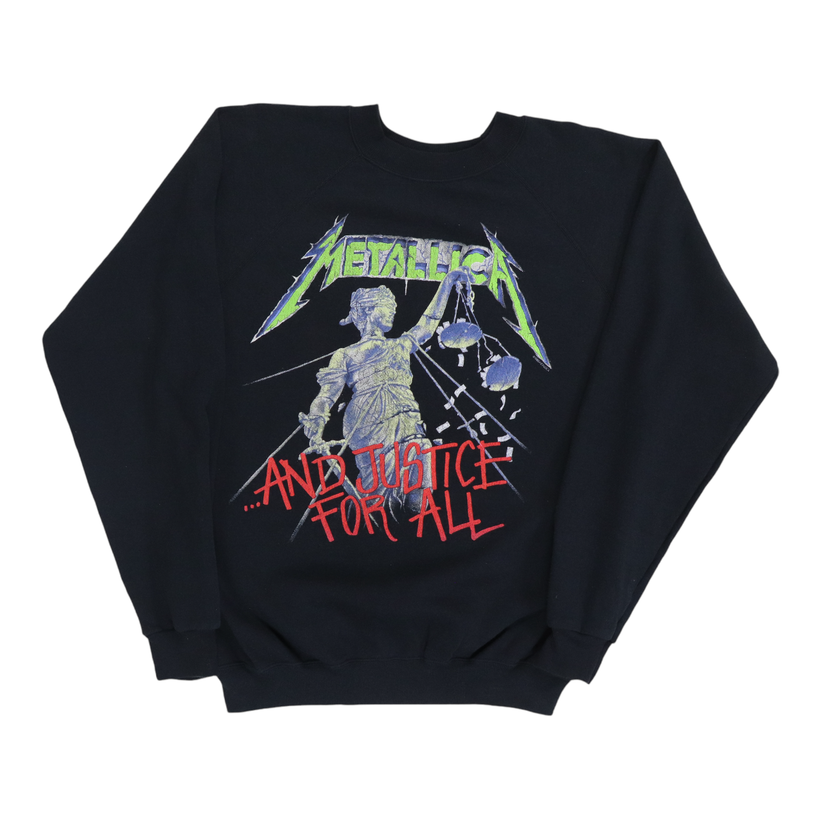 Metallica selling Justice for all Tie-Dye Crew Neck Sweatshirt S/M