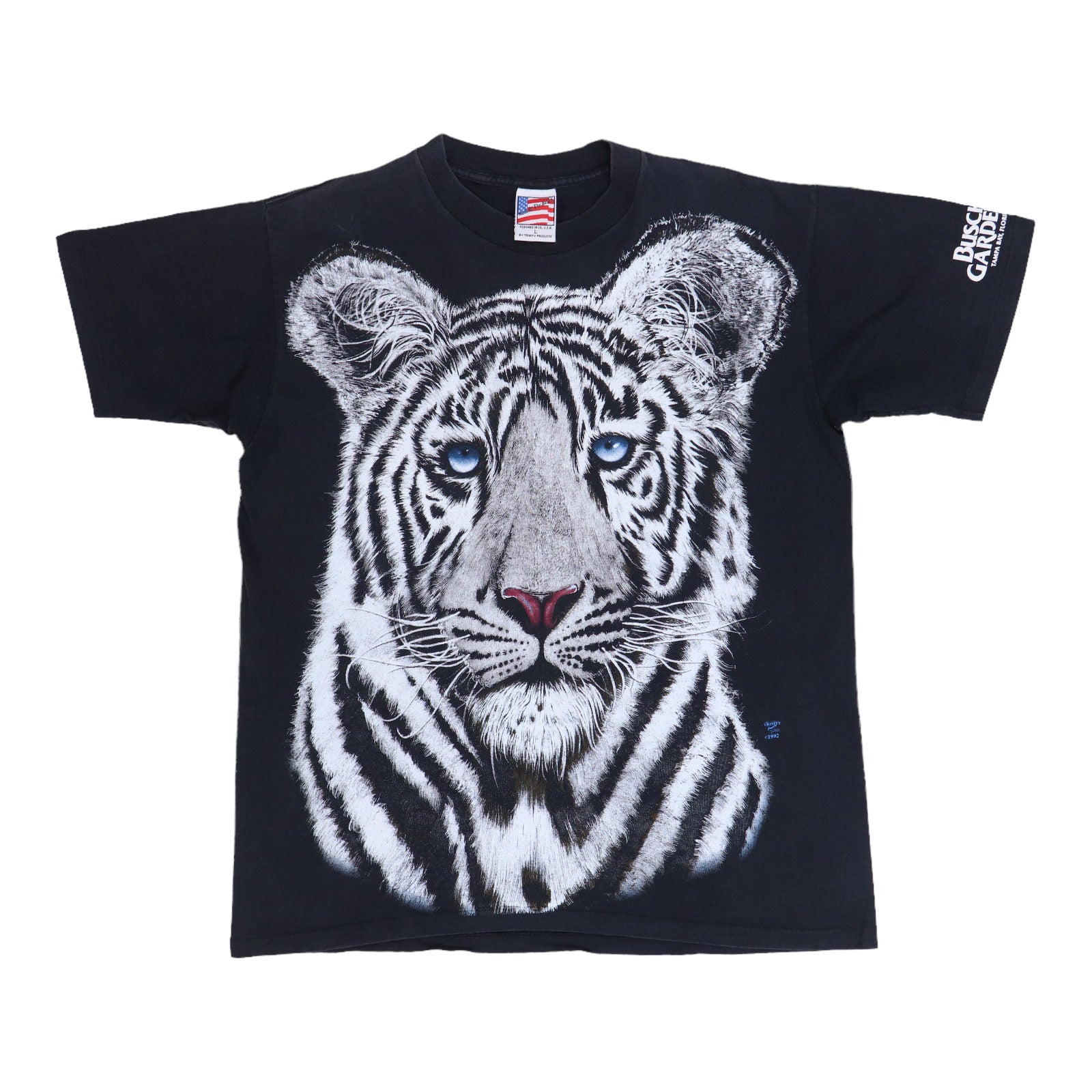 The tiger crew t-shirt vintage black