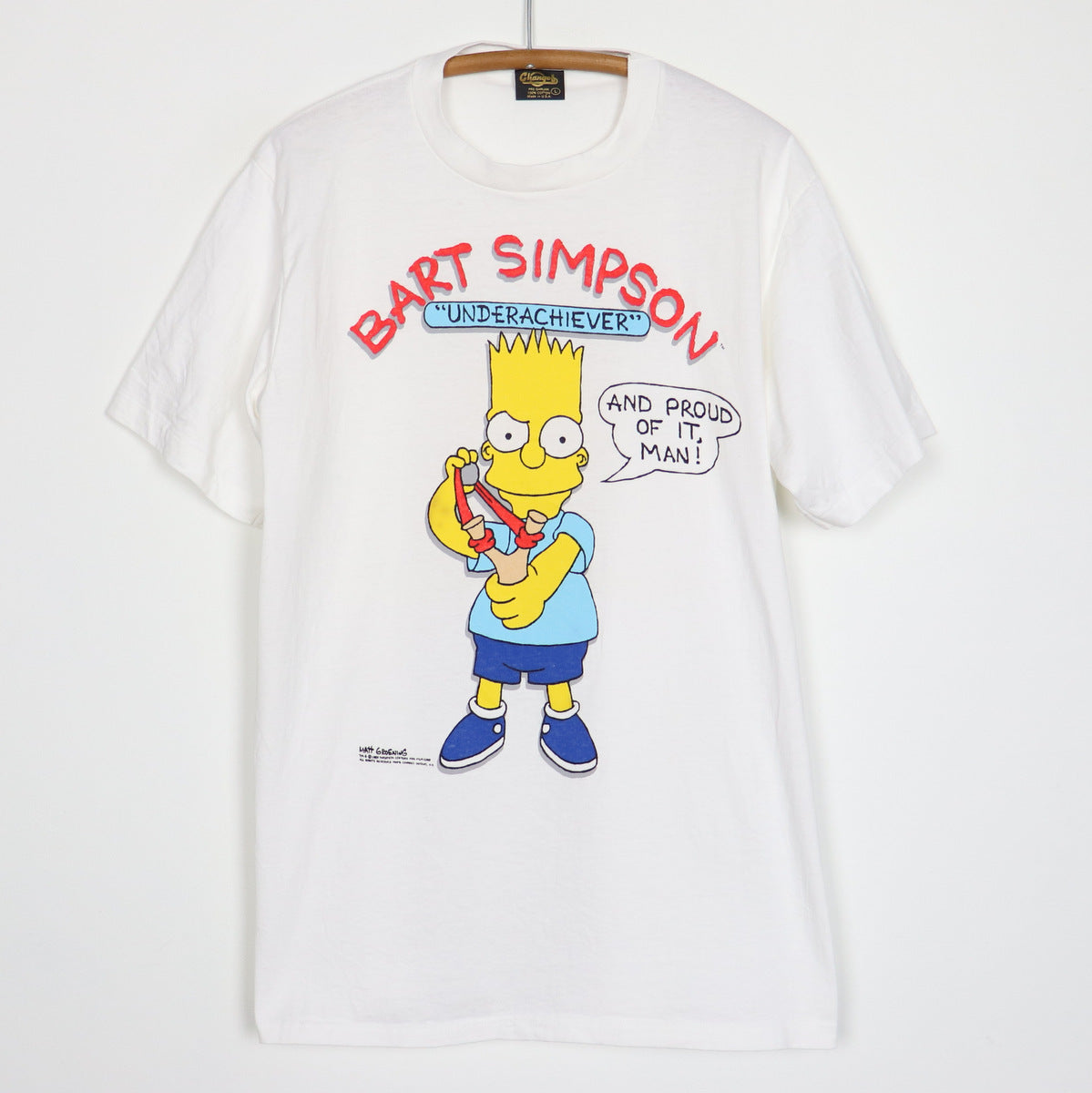 Vintage 1989 The Simpsons Bart fashion Simpson T-shirt