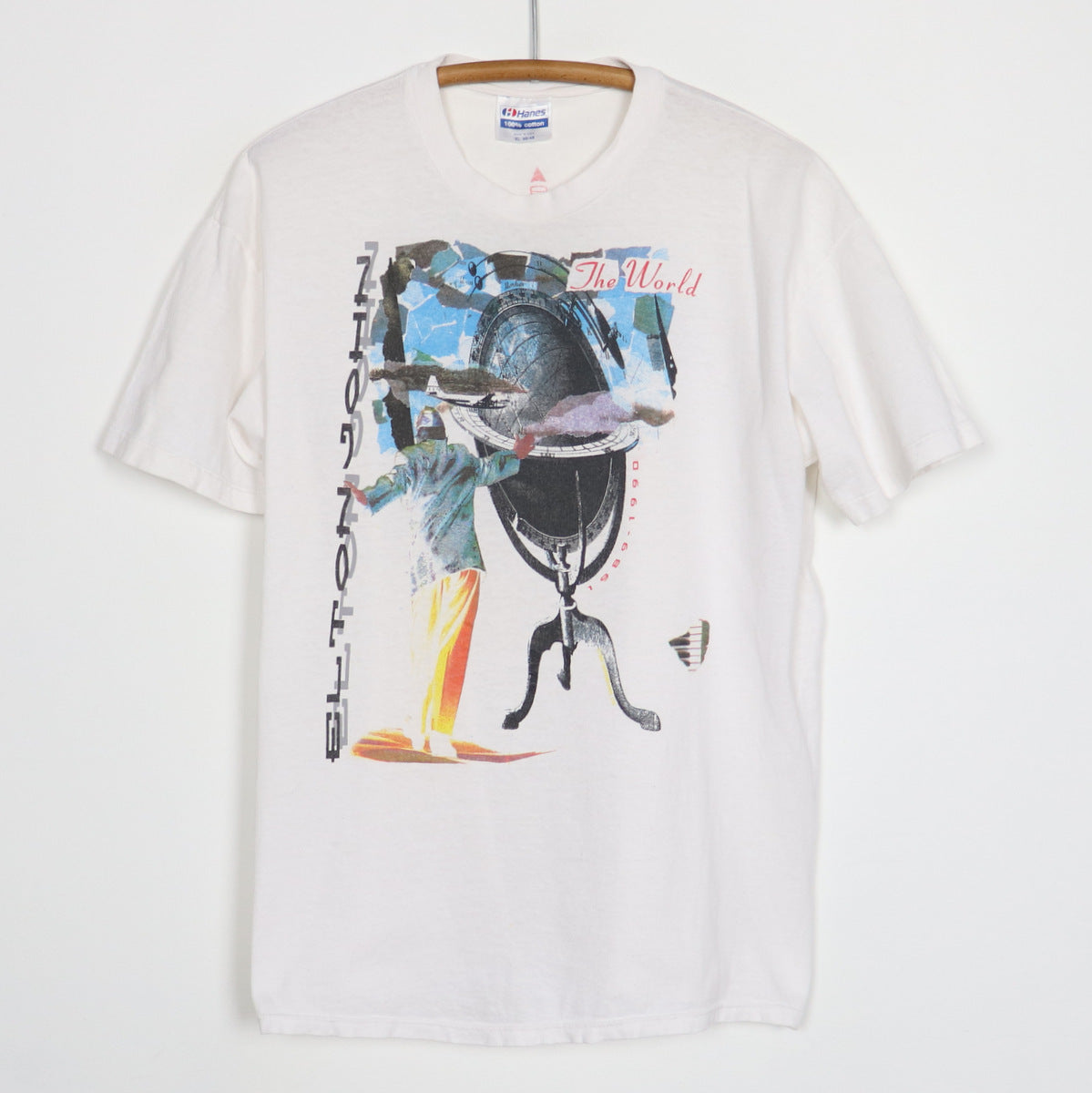 1989 Elton John The World Tour Shirt – WyCo Vintage