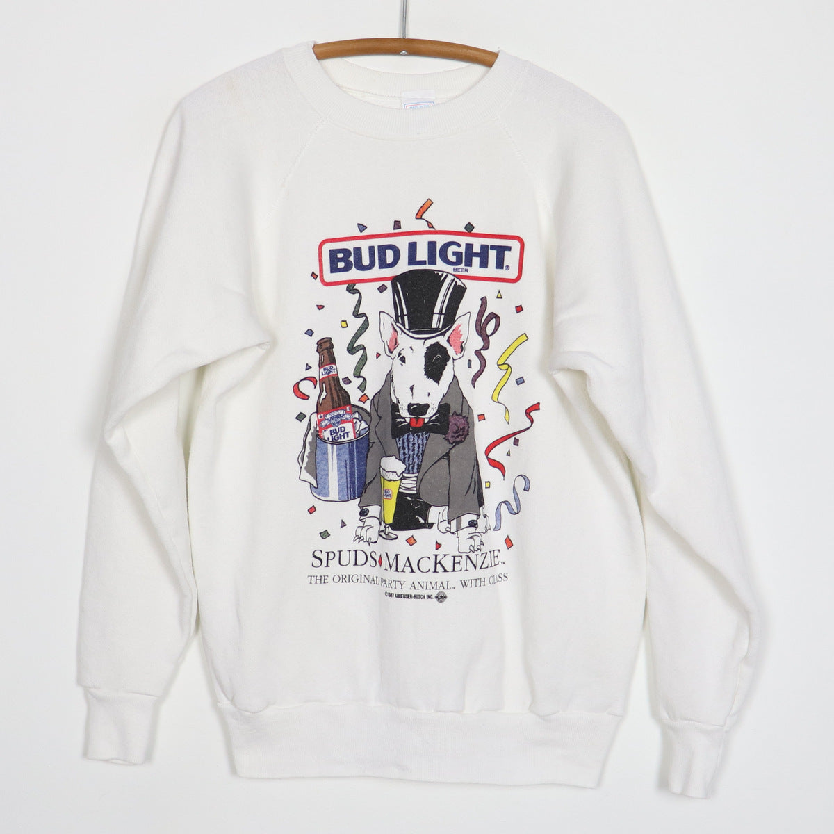 1987 Spuds MacKenzie Bud Light Party Animal Sweatshirt