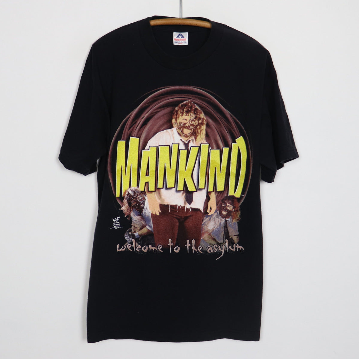 WWF Mankind Vintage Shirt selling