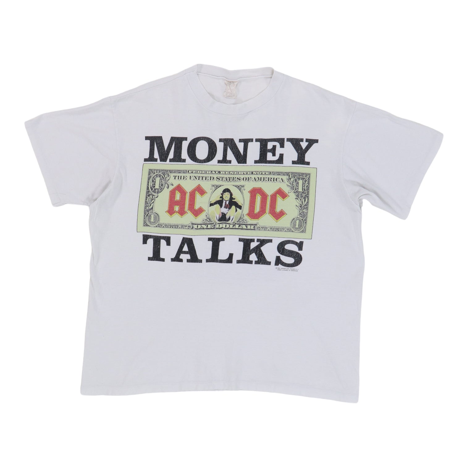 1990 ACDC Money Talks World Tour Shirt