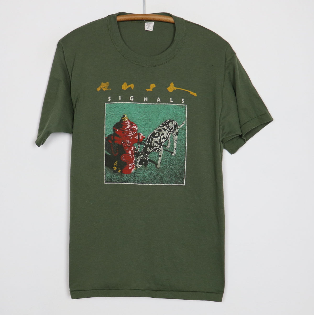1982 Rush Signals New World Tour Shirt