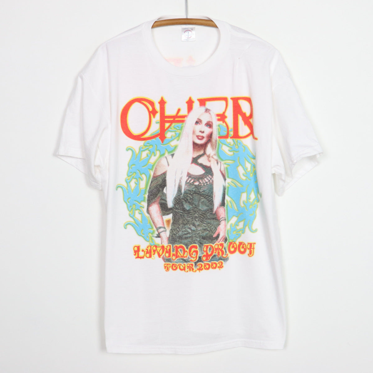 Wyco Vintage 2002 Cher Living Proof Farewell Tour Shirt