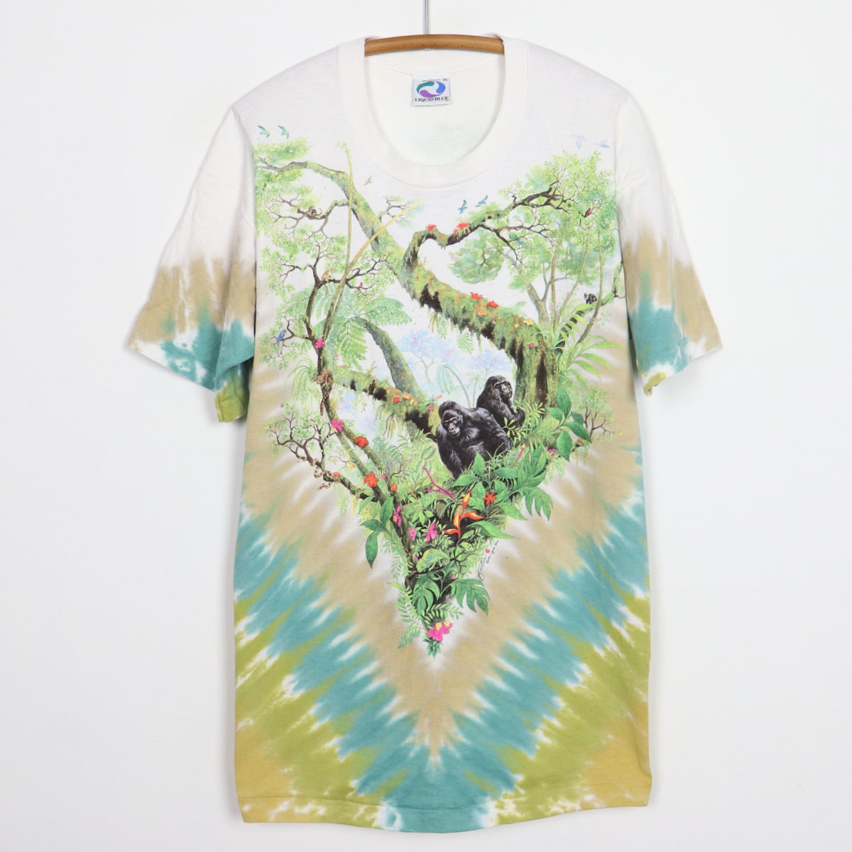 Vintage 1992 liquid blue nature shops shirt