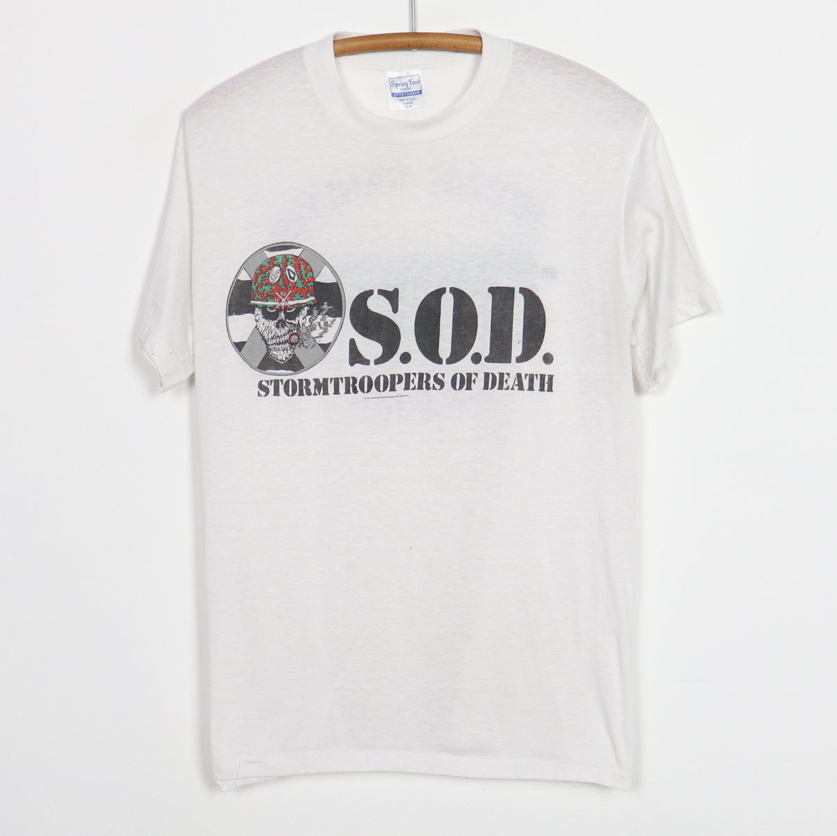 1987 Stormtroopers Of Death Schism Tour Shirt