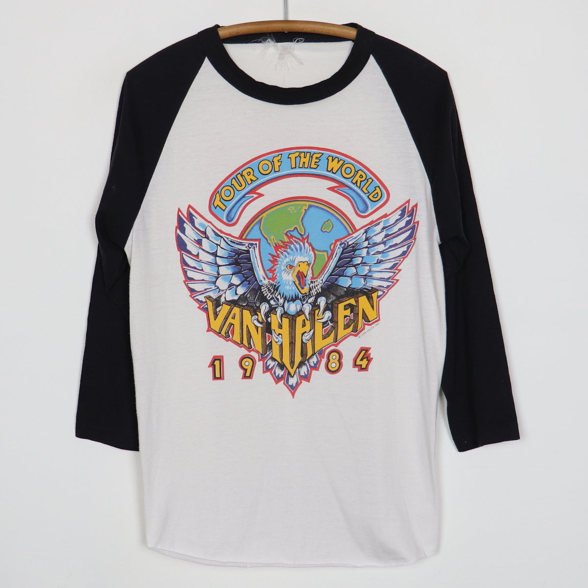 van halen tour of the world 1984 shirt