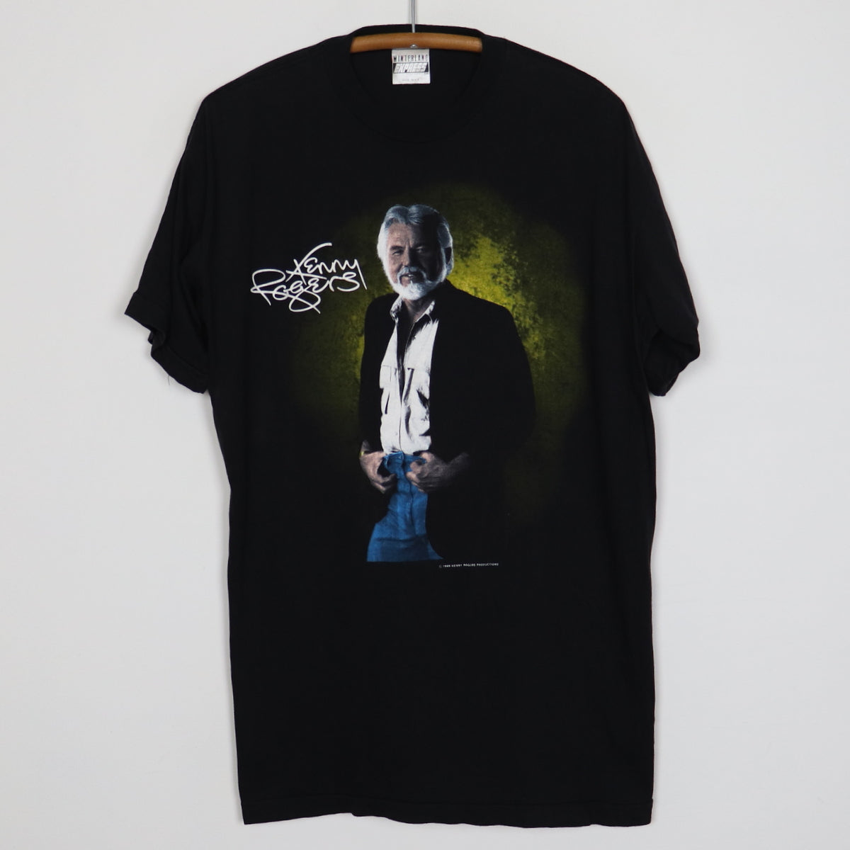 1989 Hanes Kenny Rogers Signature T-Shirt - XL - sullivansvintage