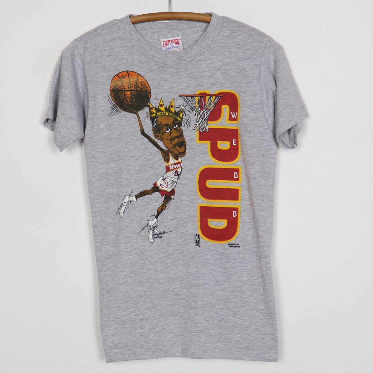1986 Spud Webb Slam Dunk Champion Shirt – WyCo Vintage