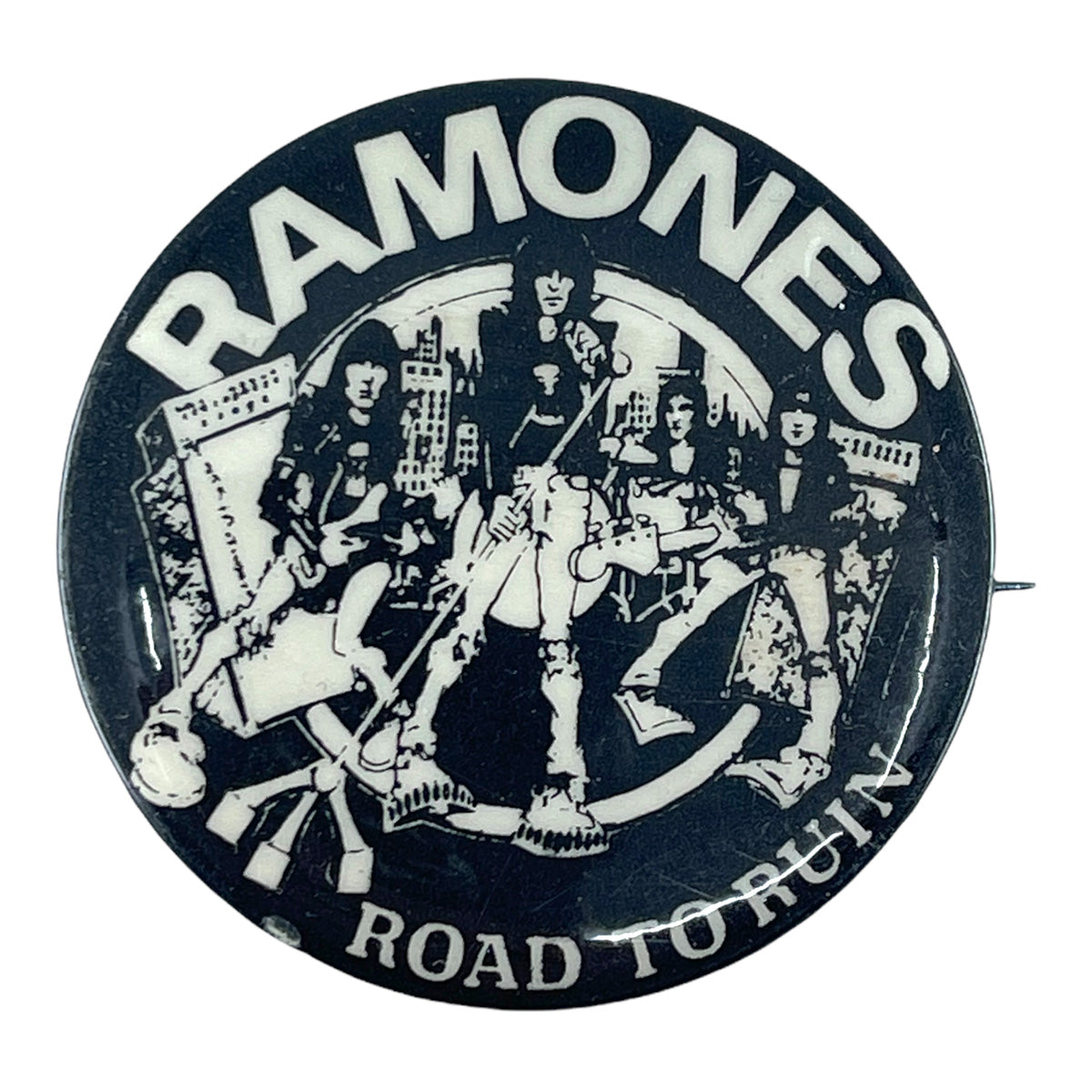 1978 Ramones Road To Ruin Pin – WyCo Vintage