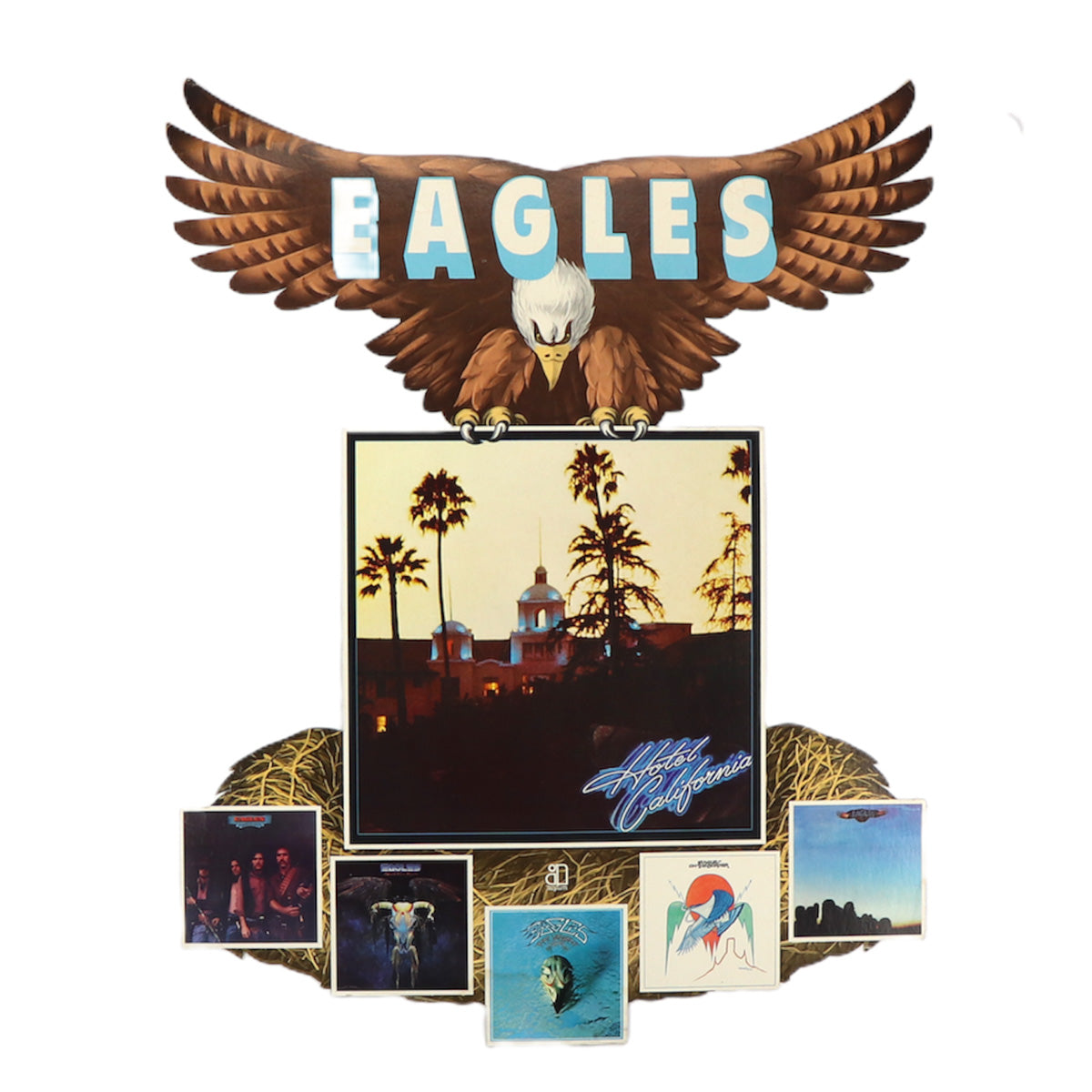 1976 Eagles Hotel California Promo Display – WyCo Vintage