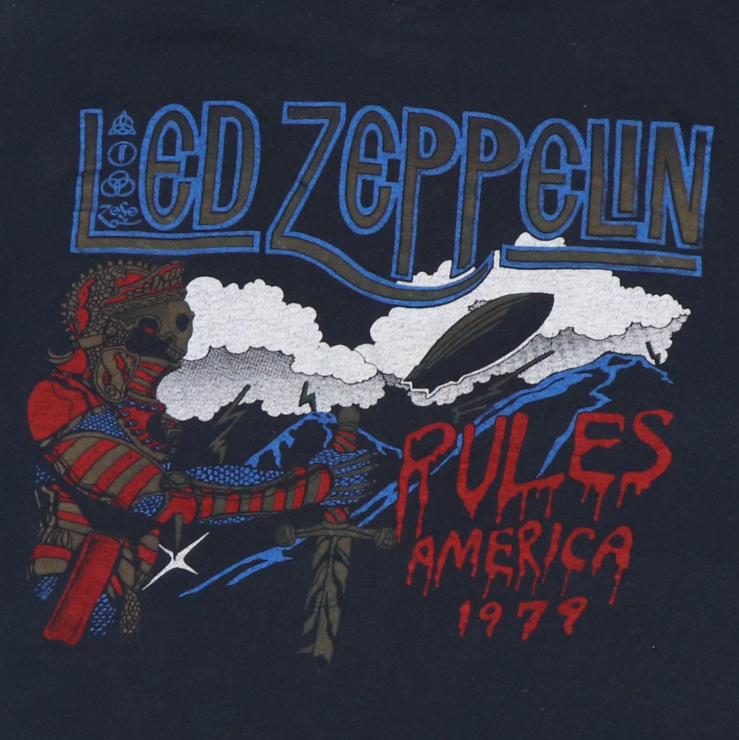 1979 Led Zeppelin Rules America Shirt