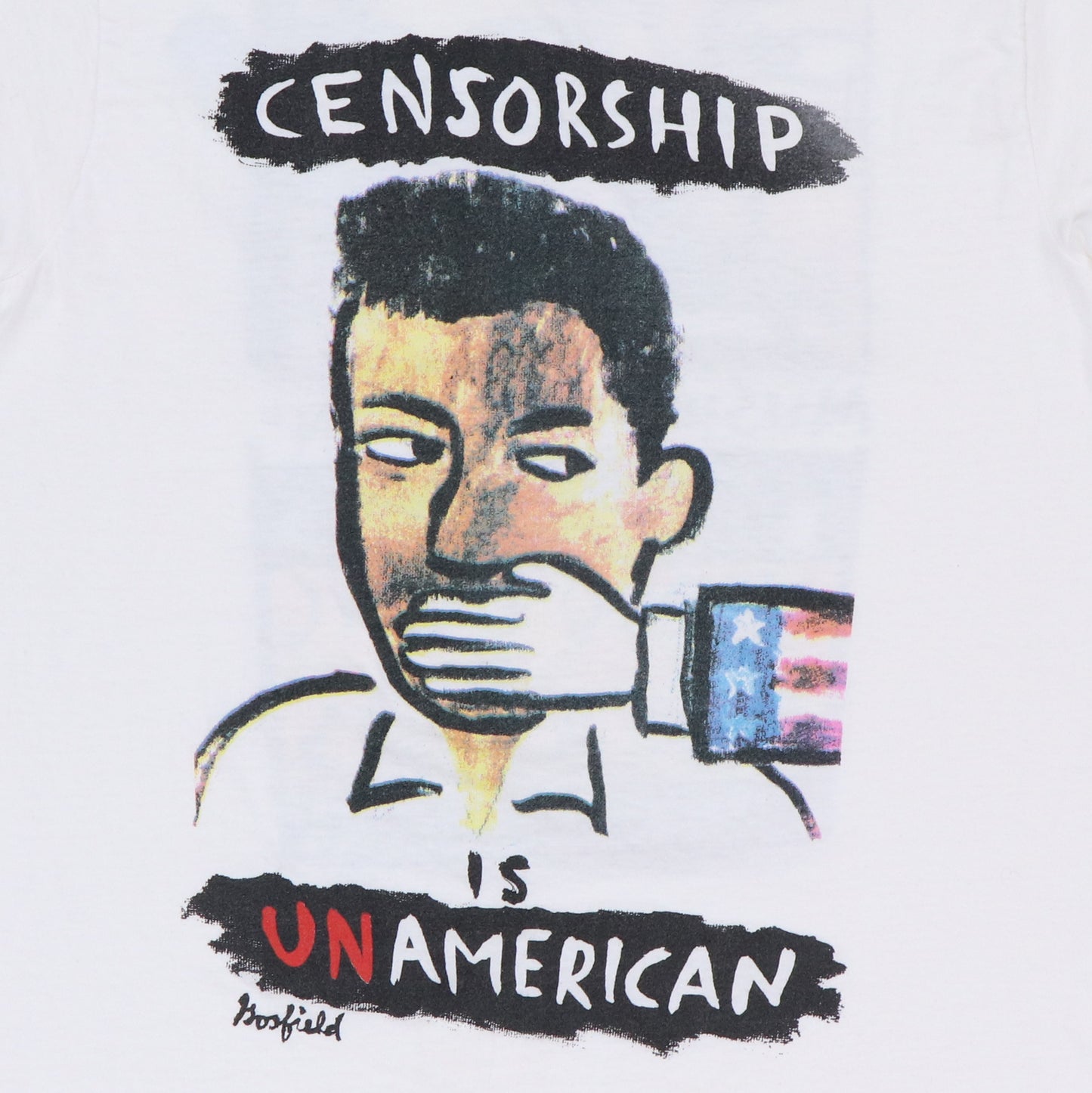 1990 Censorship Is Unamerican MTV VMA Shirt