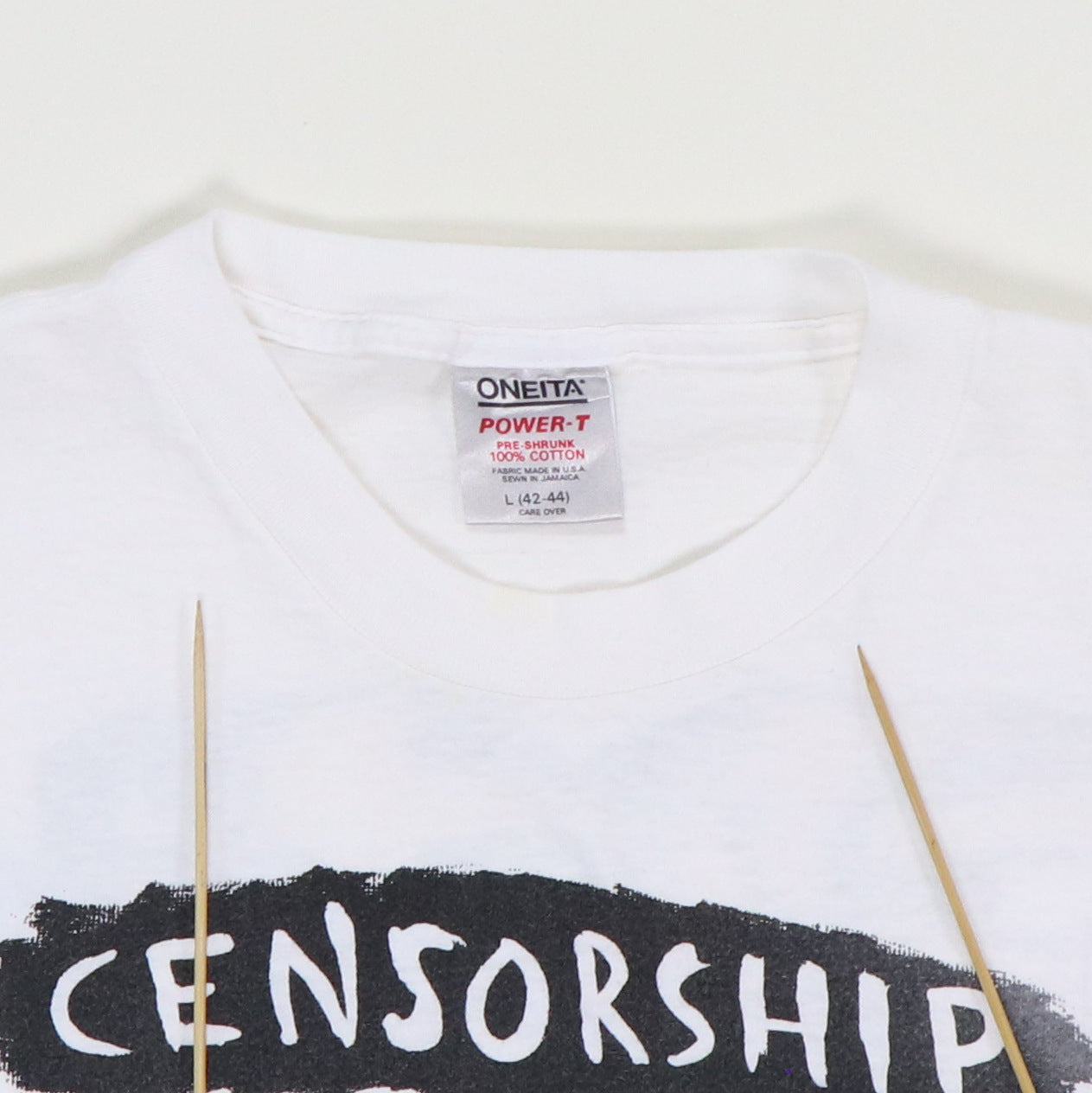 1990 Censorship Is Unamerican MTV VMA Shirt