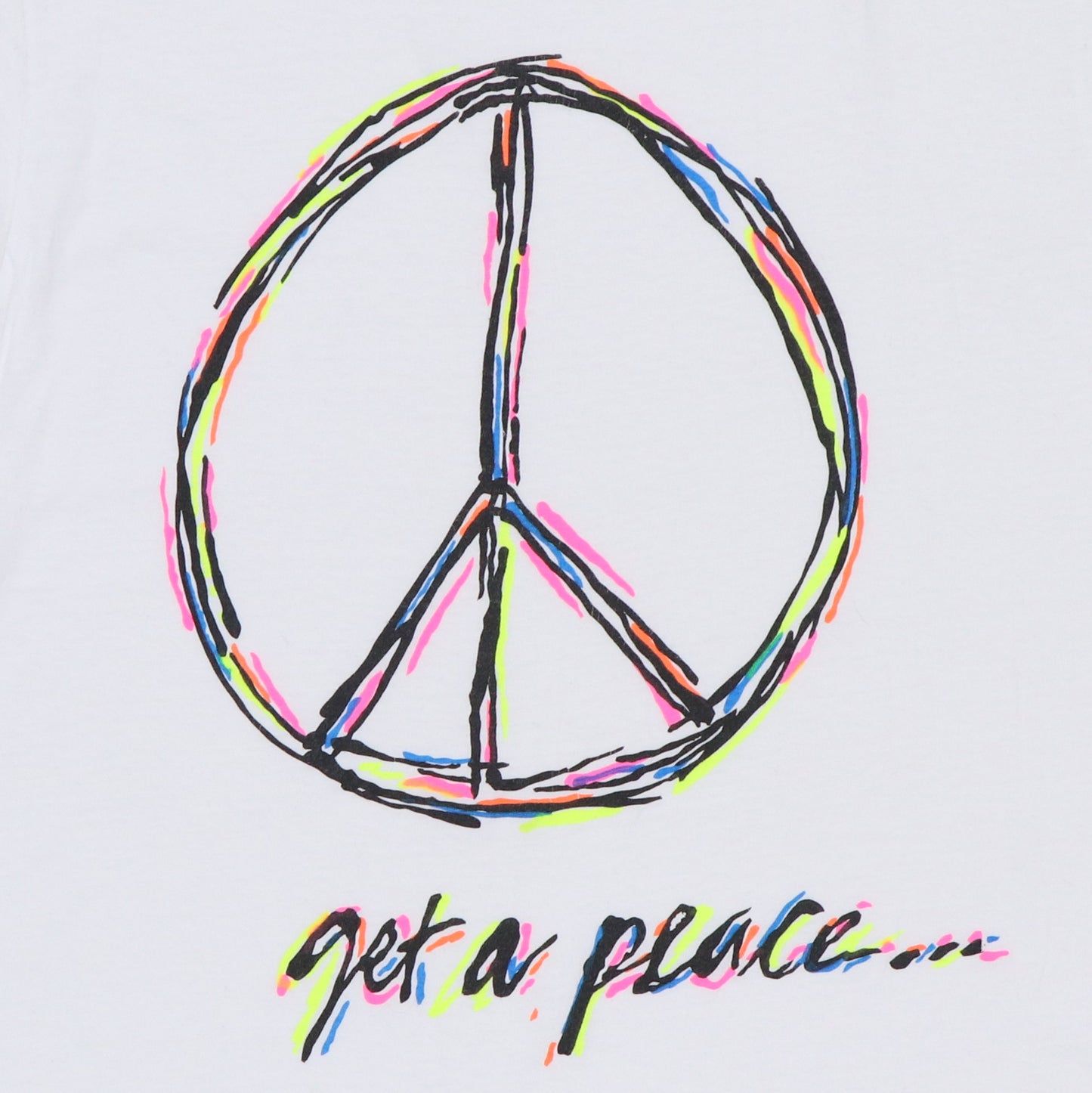 1990s Get A Peace Sign Shirt