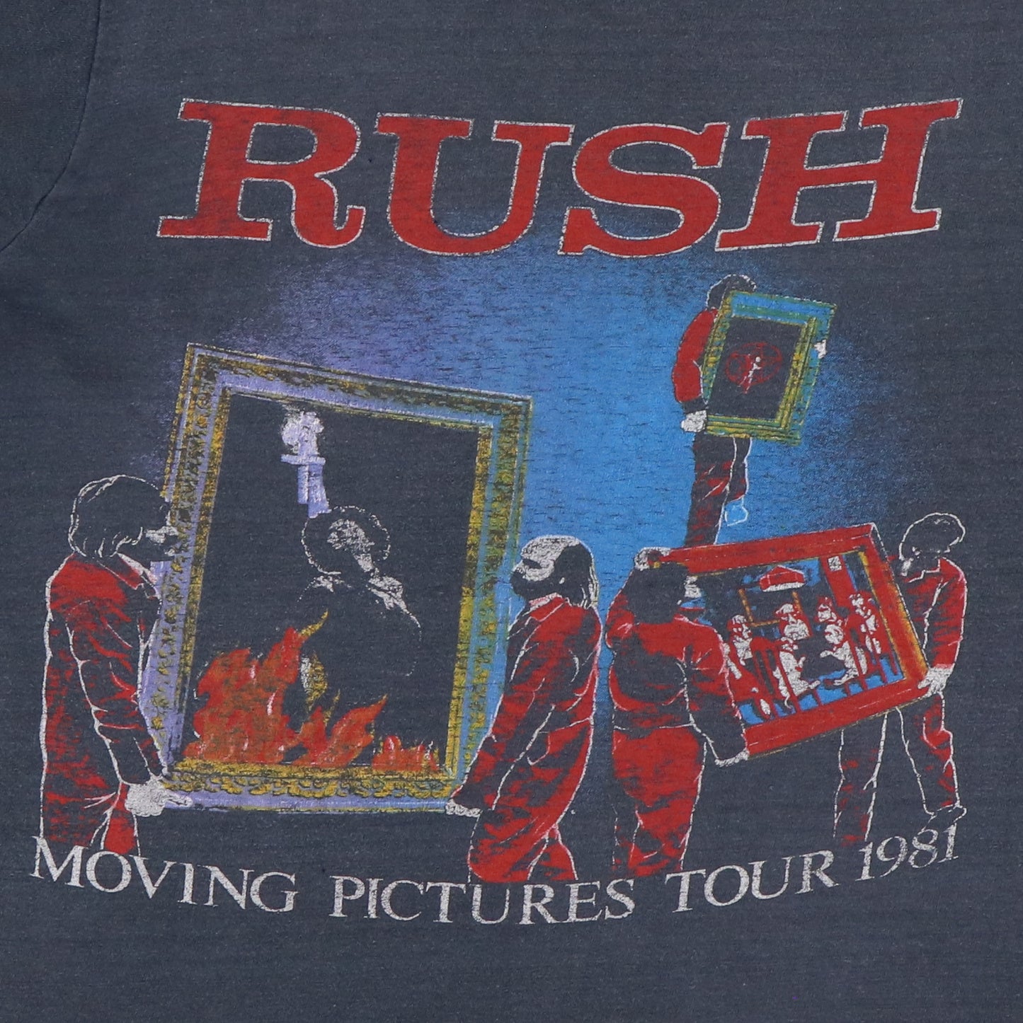 1981 Rush Moving Pictures Tour Shirt