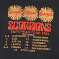 1993 Scorpions European Tour Shirt