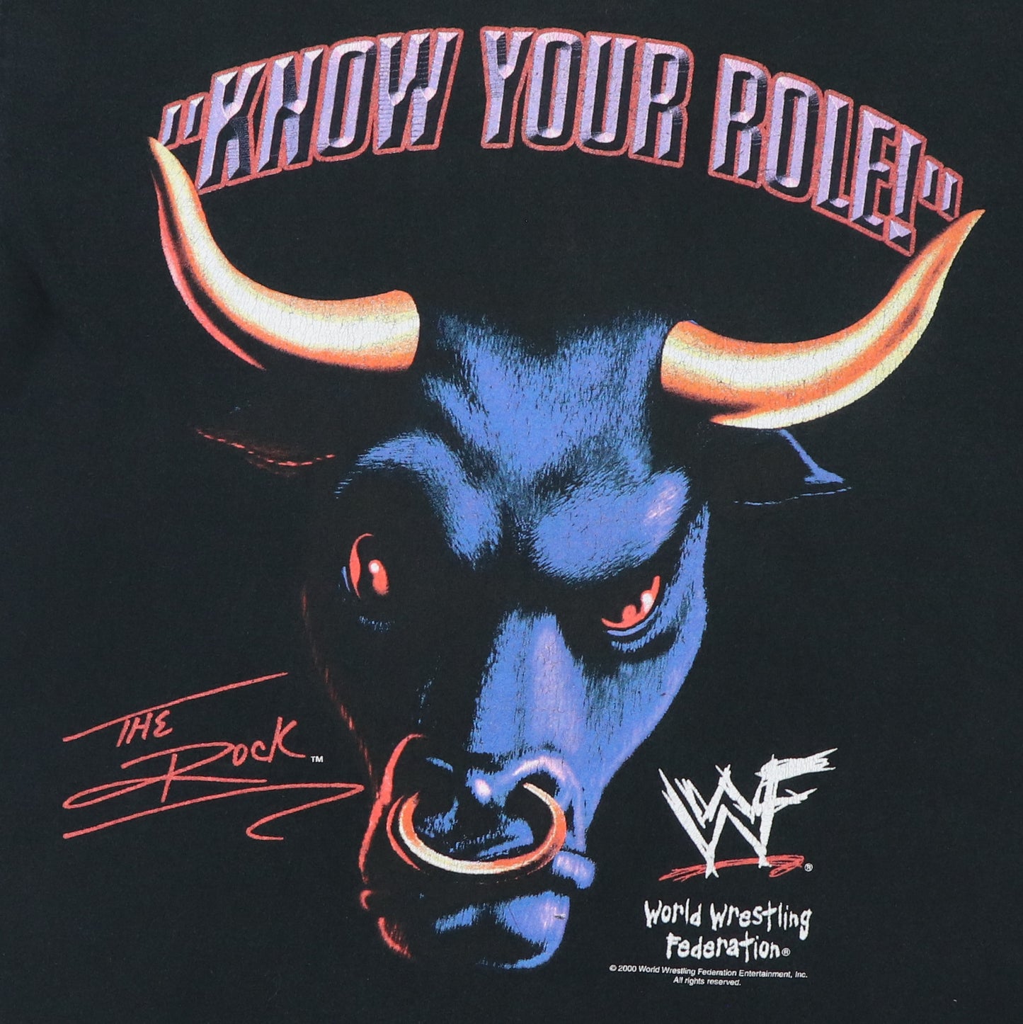 2000 The Rock Know Your Role Shirt