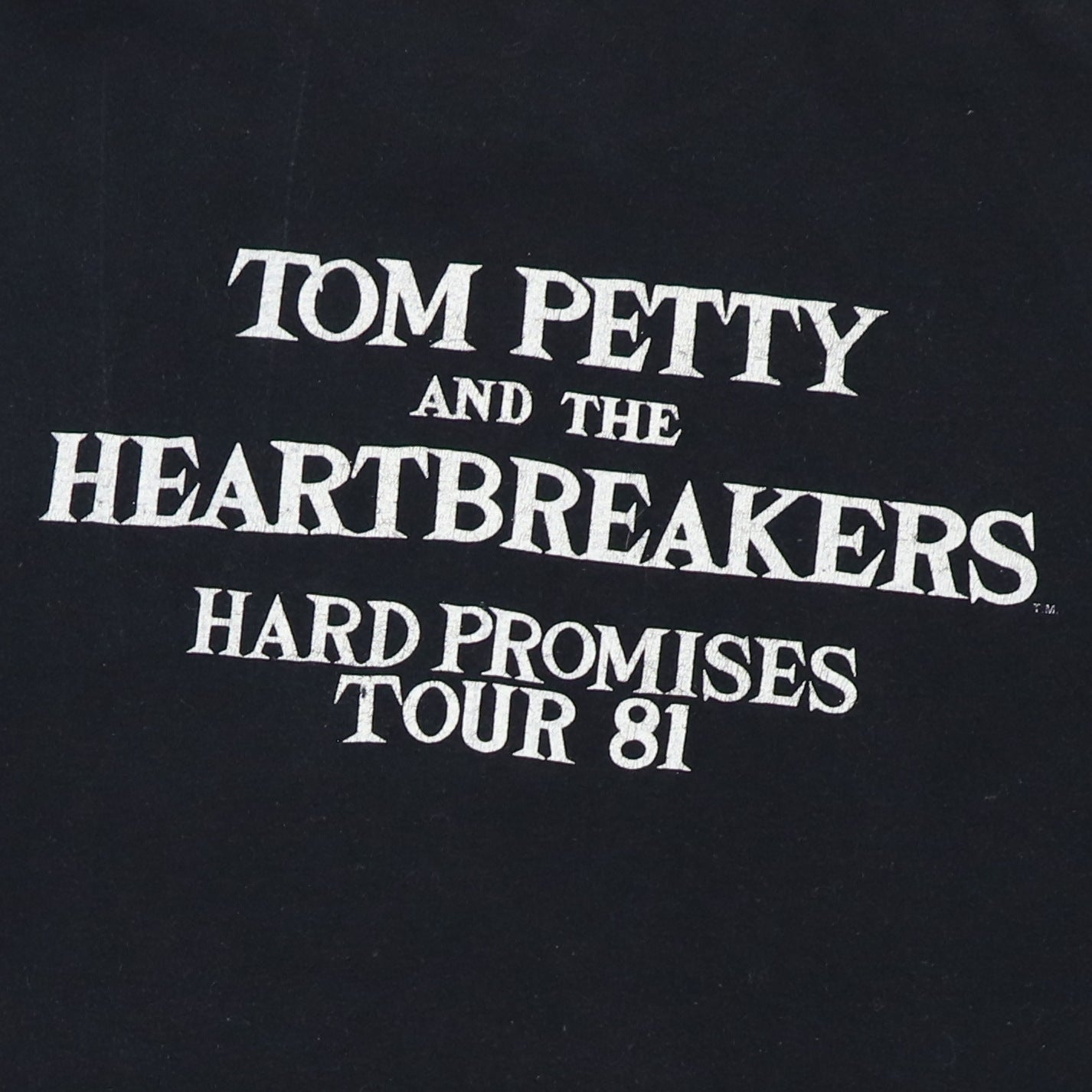 1981 Tom Petty The Heartbreakers Hard Promises Tour Shirt