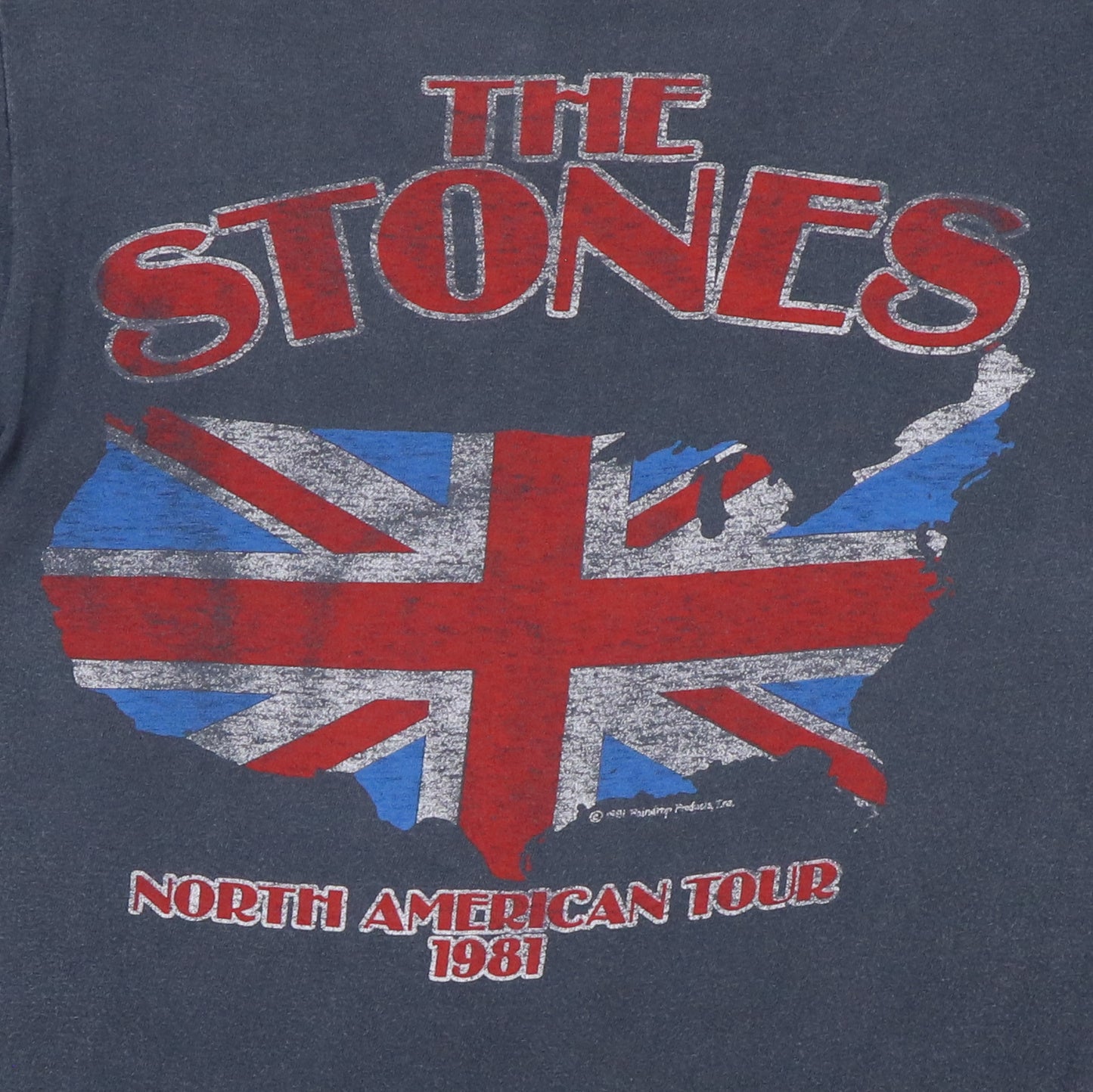 1981 Rolling Stones North American Tour Shirt