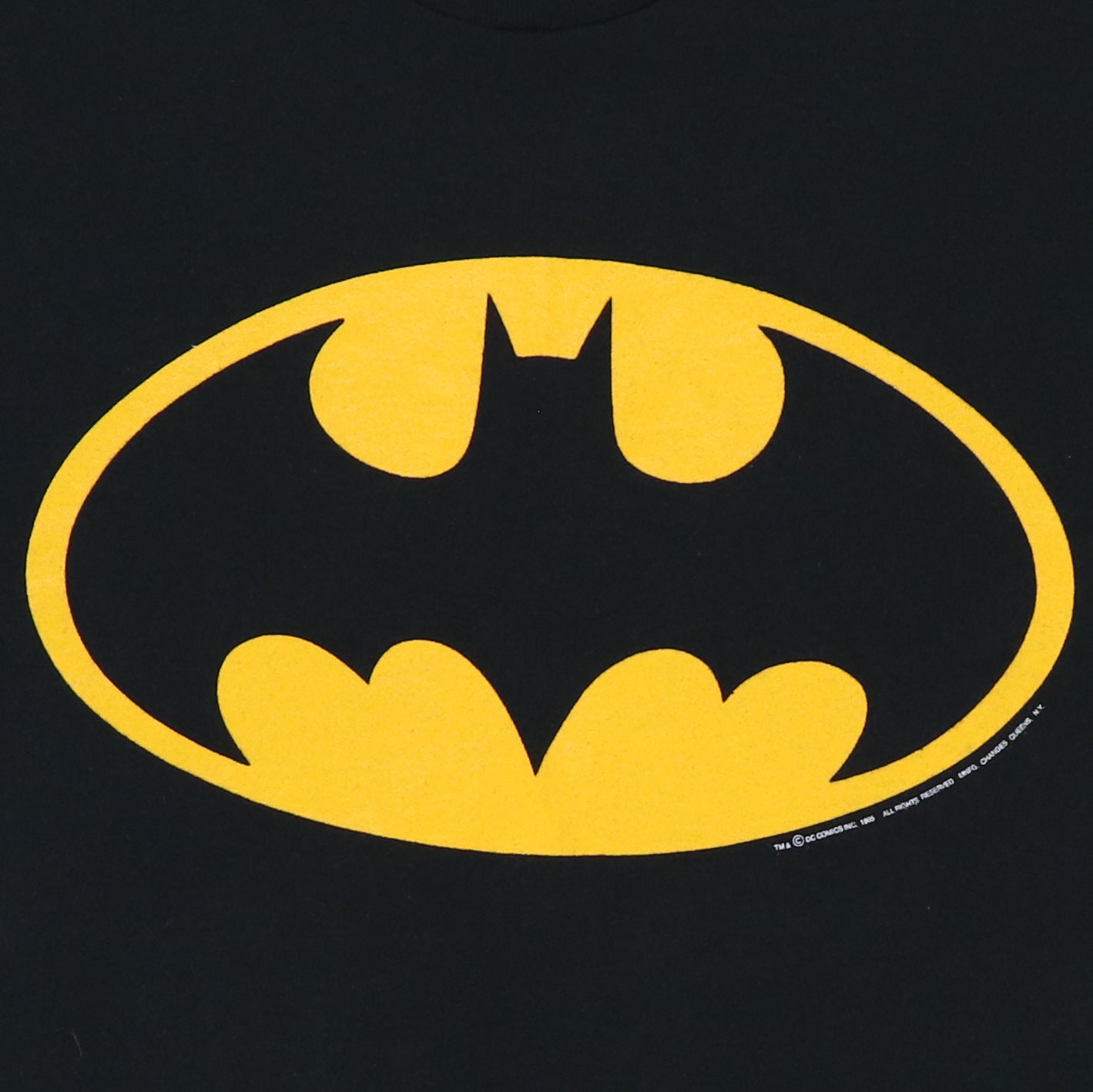 Yellow 2024 batman shirt