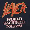 1988 Slayer World Sacrifice Tour Shirt