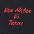 1982 Van Halen Vs Texas Crew Tour Shirt