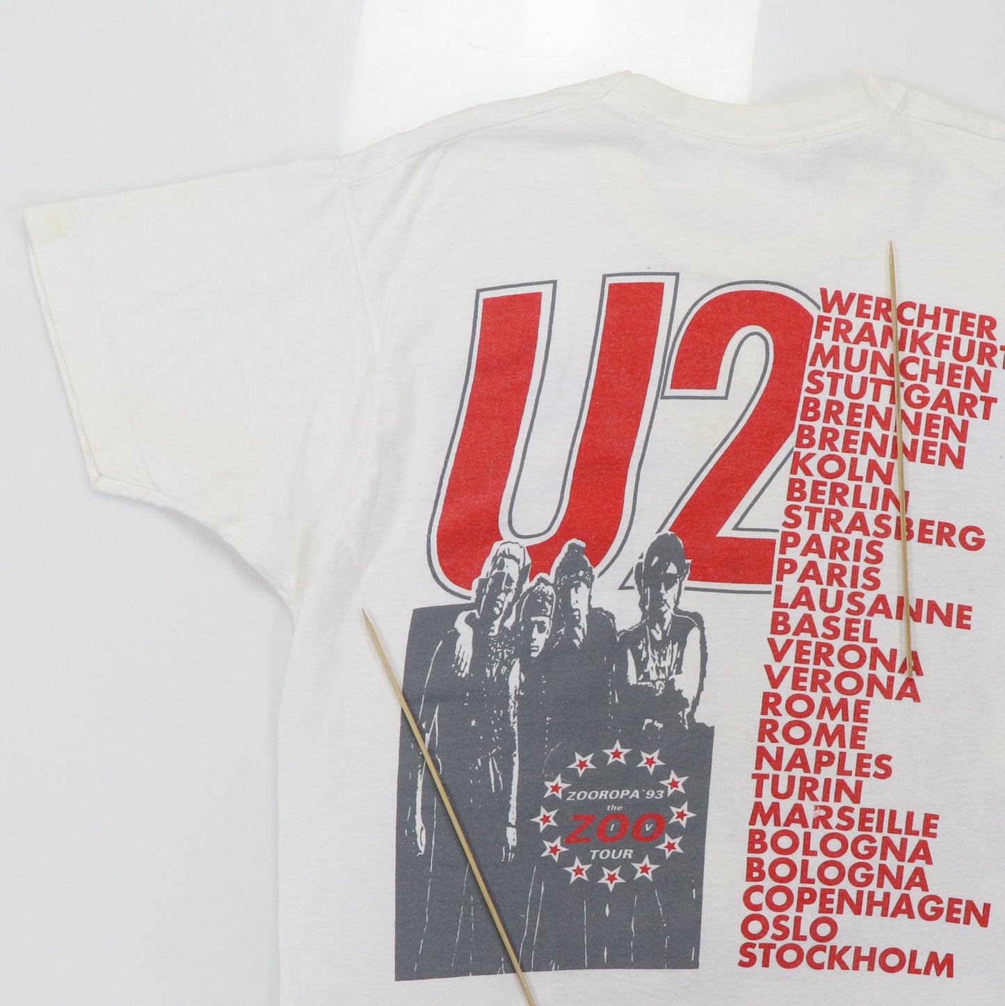 1993 U2 European Tour Shirt