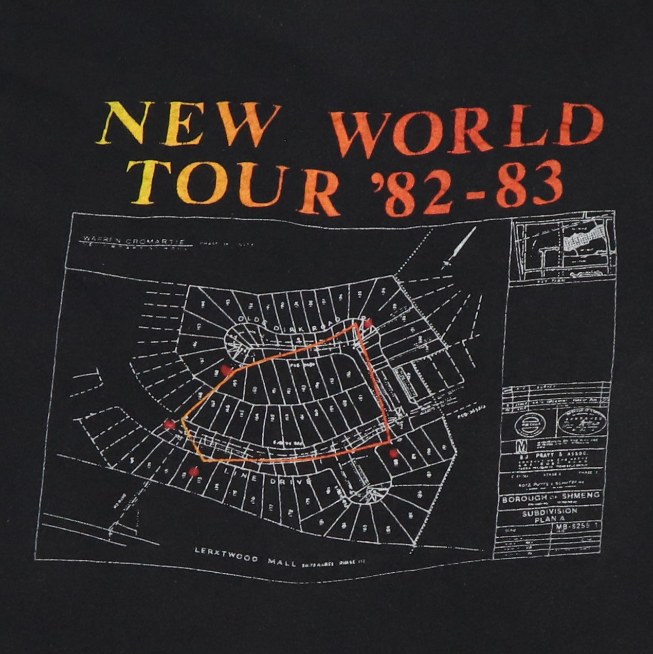 1982 Rush Signals Tour Shirt