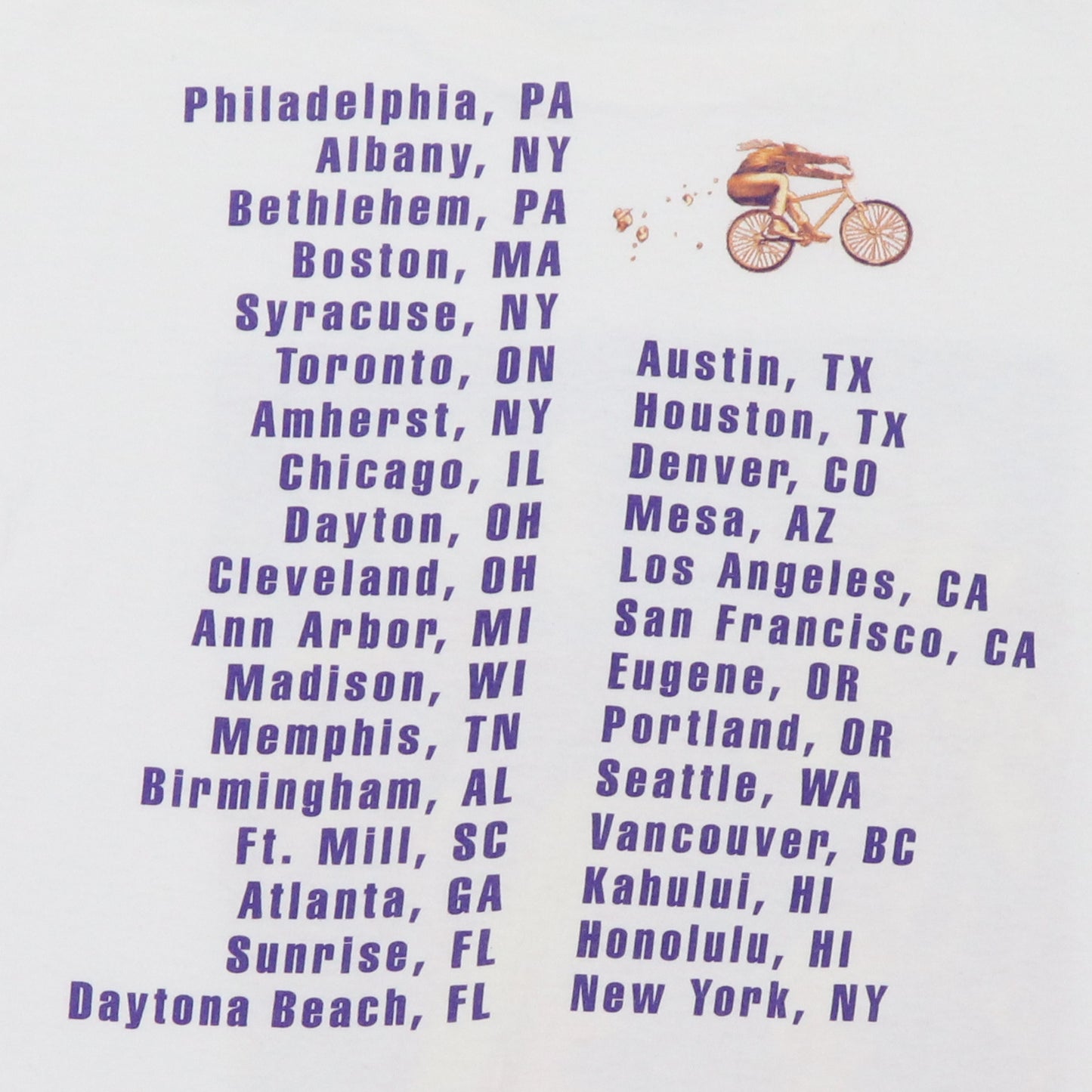 1996 Blues Traveler Tour Shirt