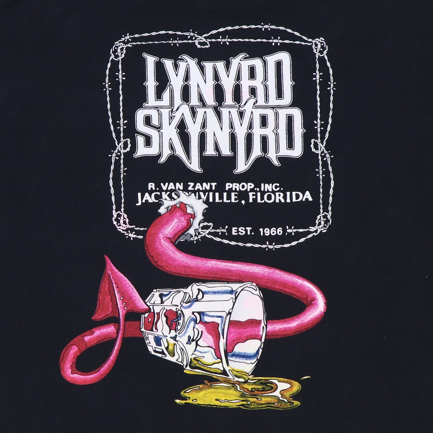 1990s Lynyrd Skynyrd All Over Print Shirt