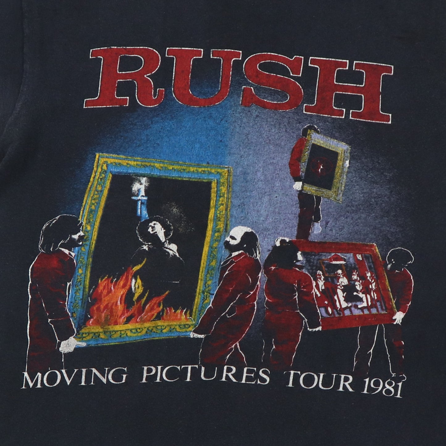 1981 Rush Moving Pictures Tour Shirt