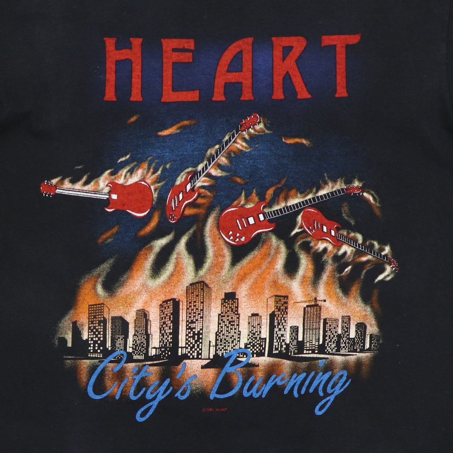 1981 Heart City's Burning Tour Shirt