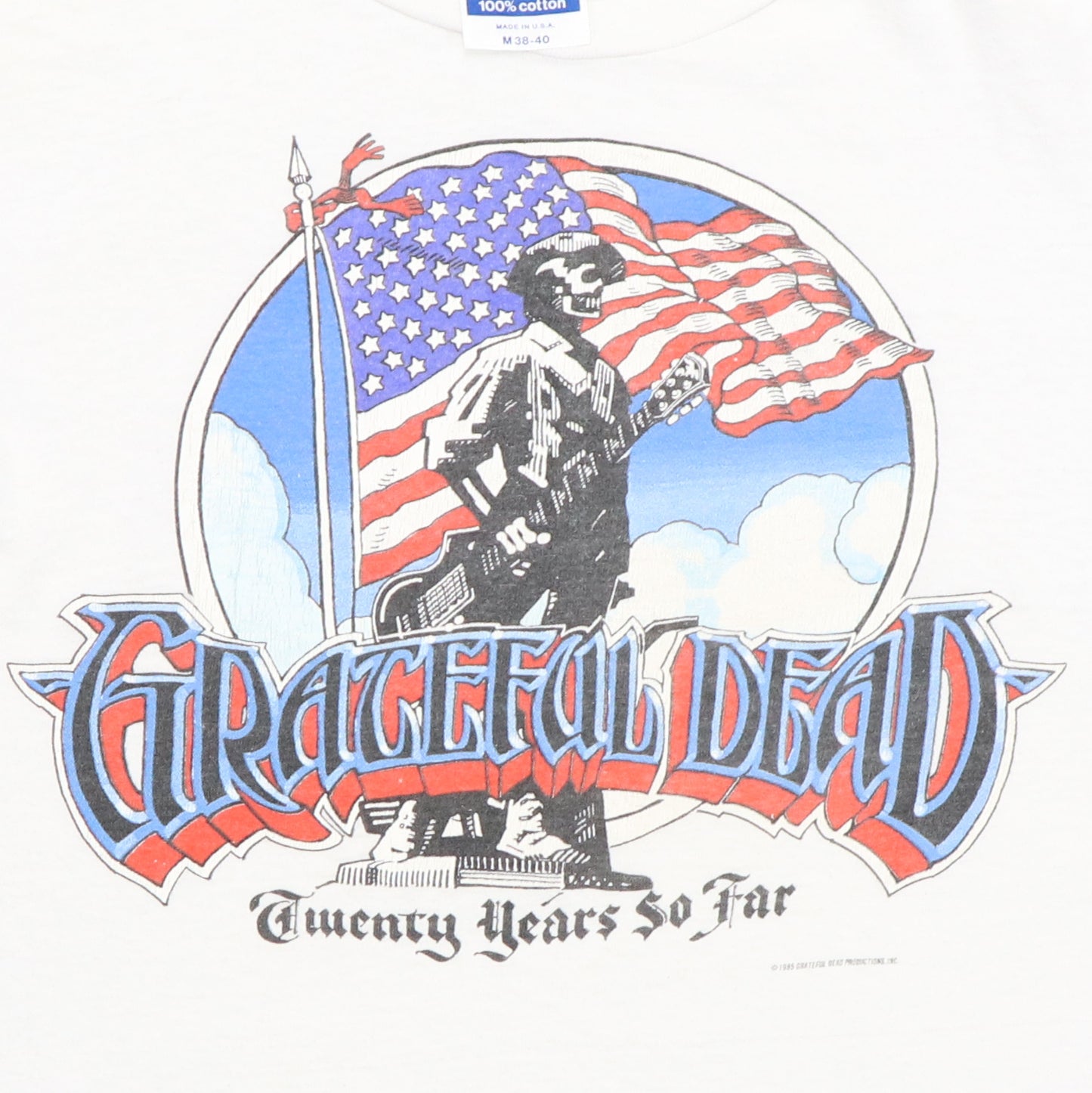 1985 Grateful Dead Twenty Years So Far Shirt