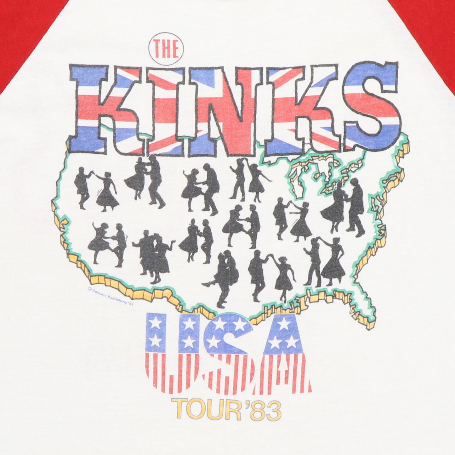 1983 The Kinks State Of Confusion Tour Jersey Shirt