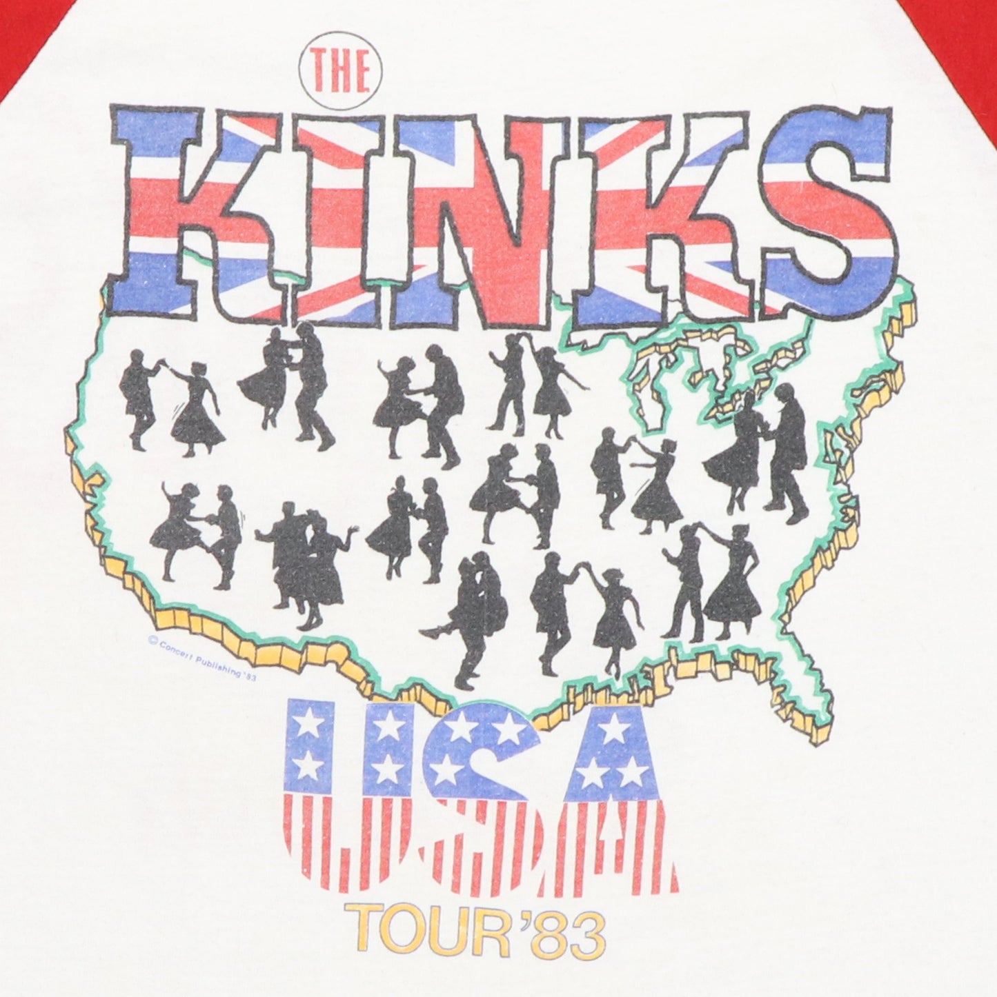 1983 The Kinks State Of Confusion Tour Jersey Shirt