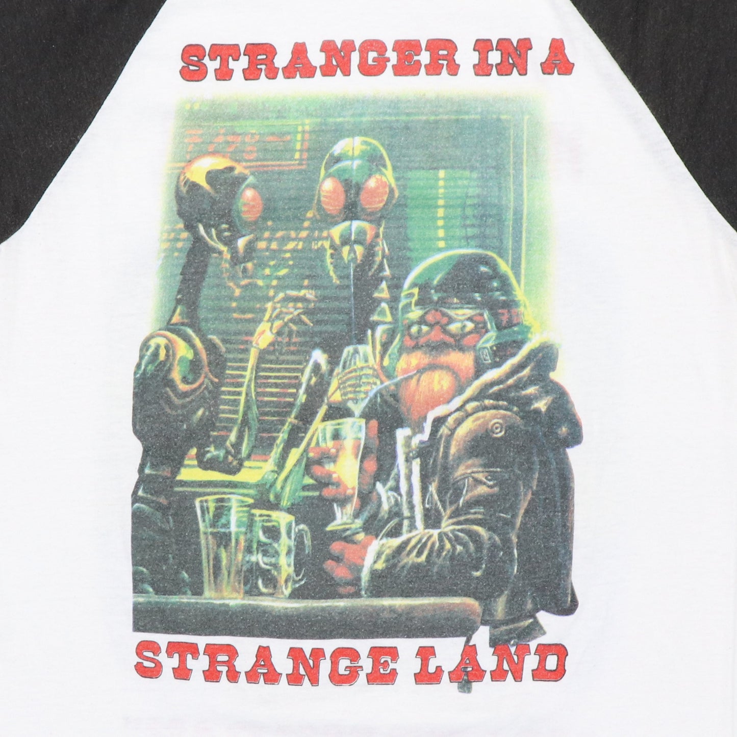 1987 Iron Maiden Stranger In A Strange Land Jersey Shirt