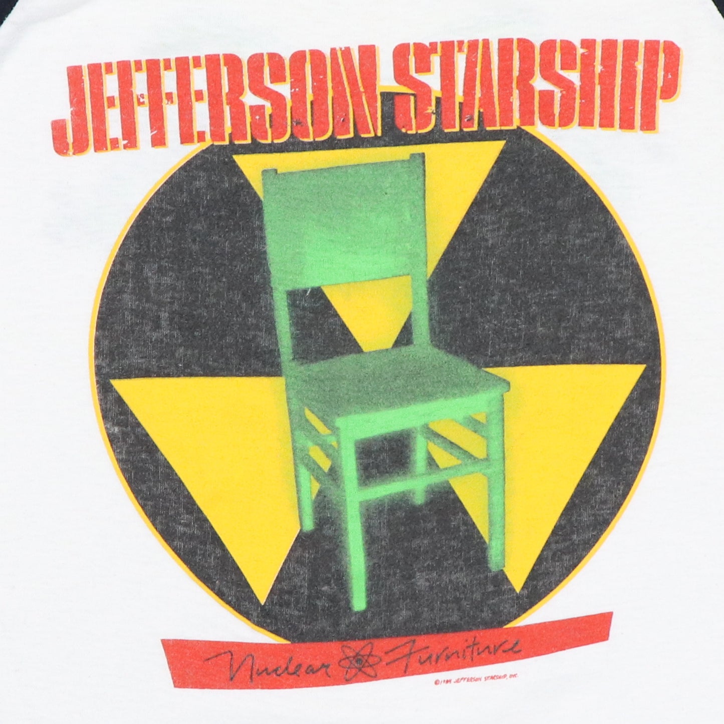 1984 Jefferson Starship Modern Furniture Tour Jersey Shirt