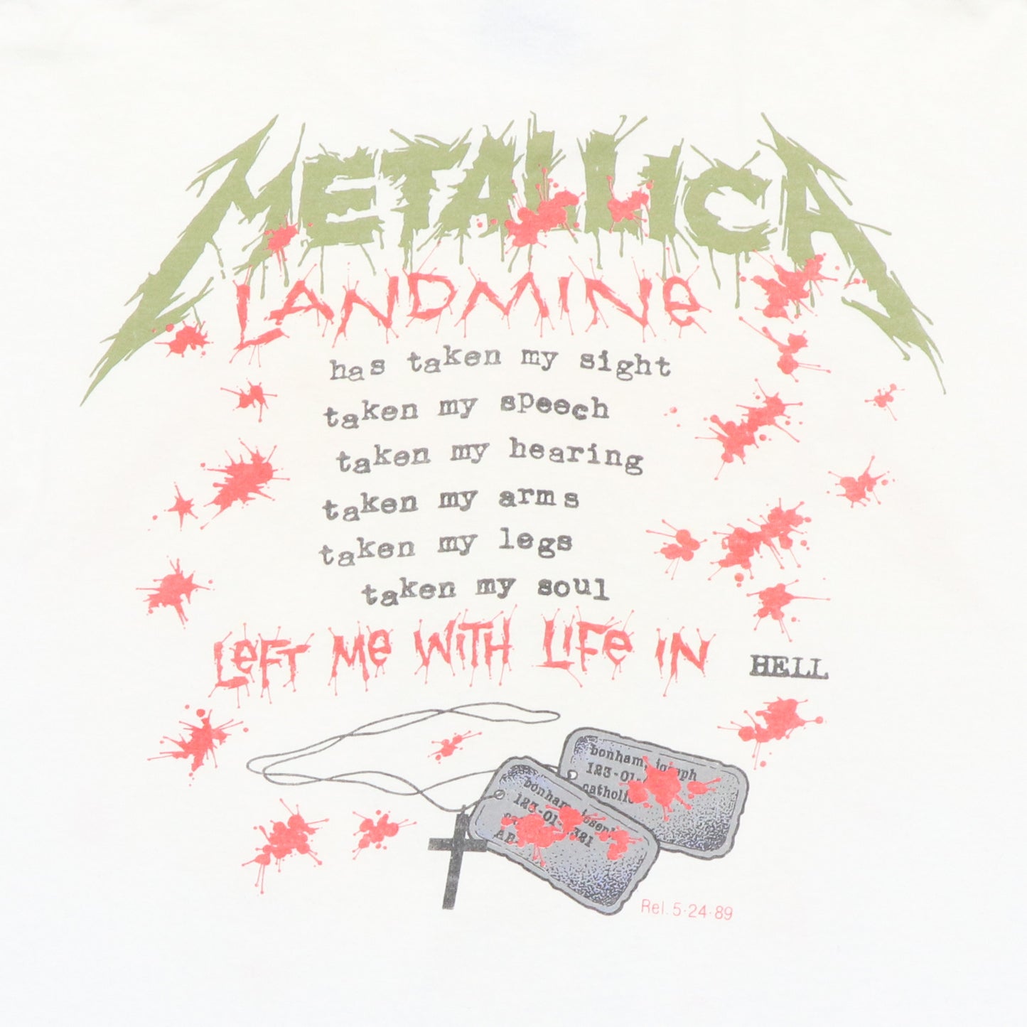 1990s Metallica One Shirt