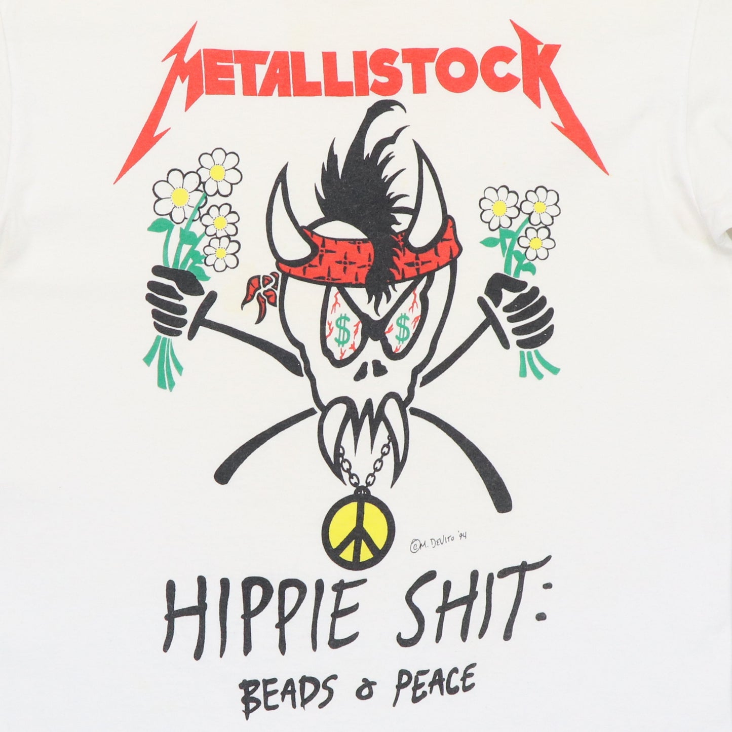 1994 Metallica Metallistock Hippie Shit Shirt