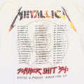 1994 Metallica Summer Shit Tour Shirt