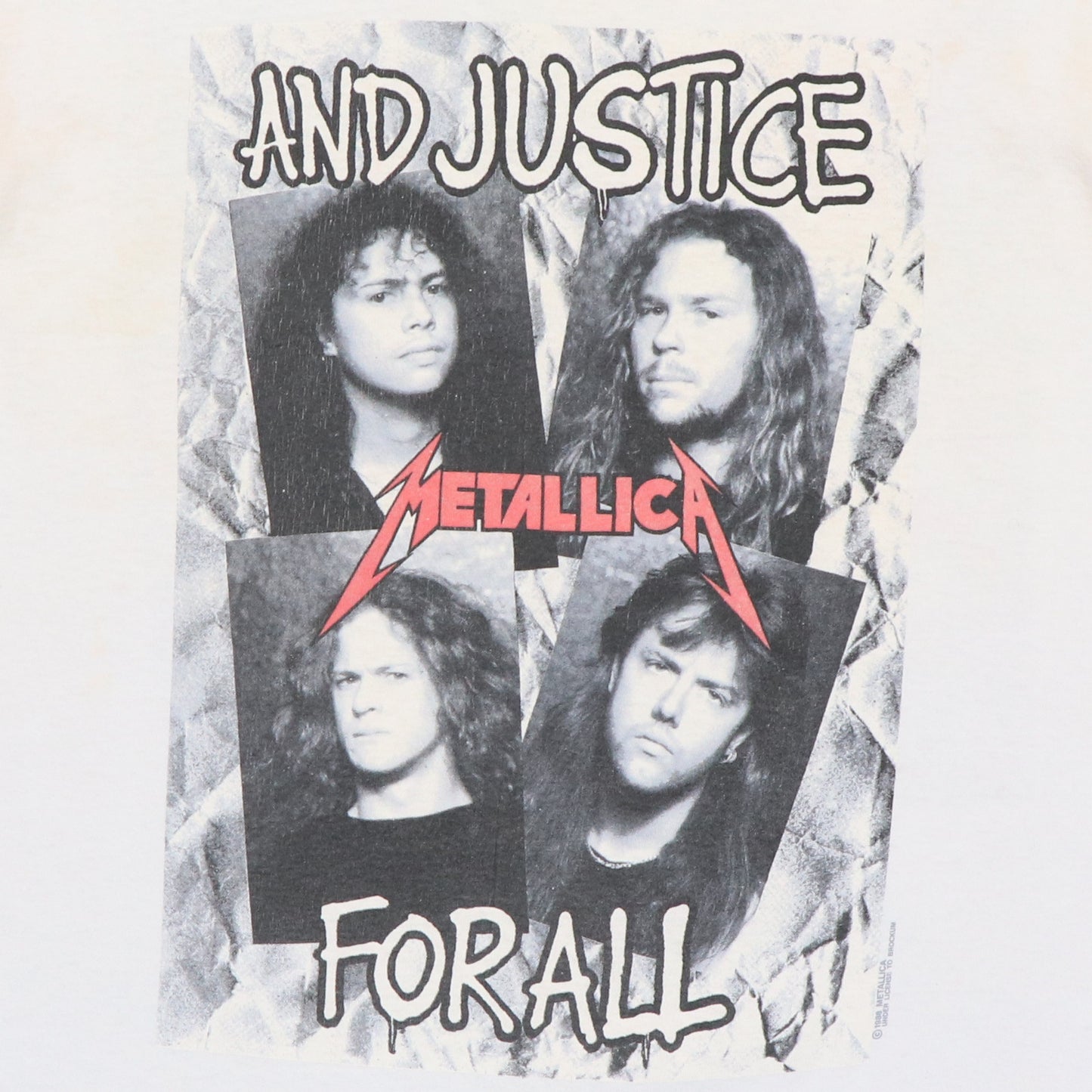 1990s Metallica And Justice For All Shirt