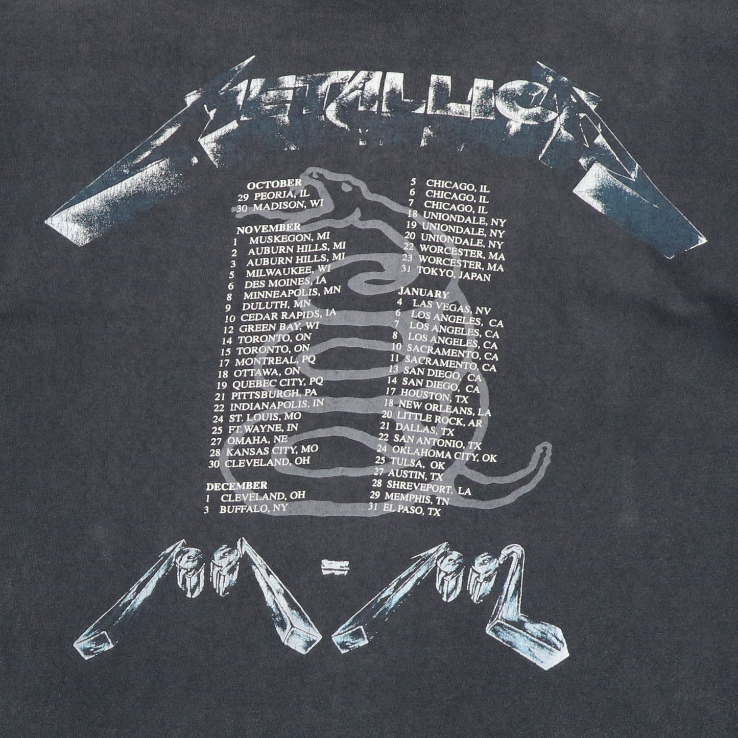 1991 Metallica Tour Shirt