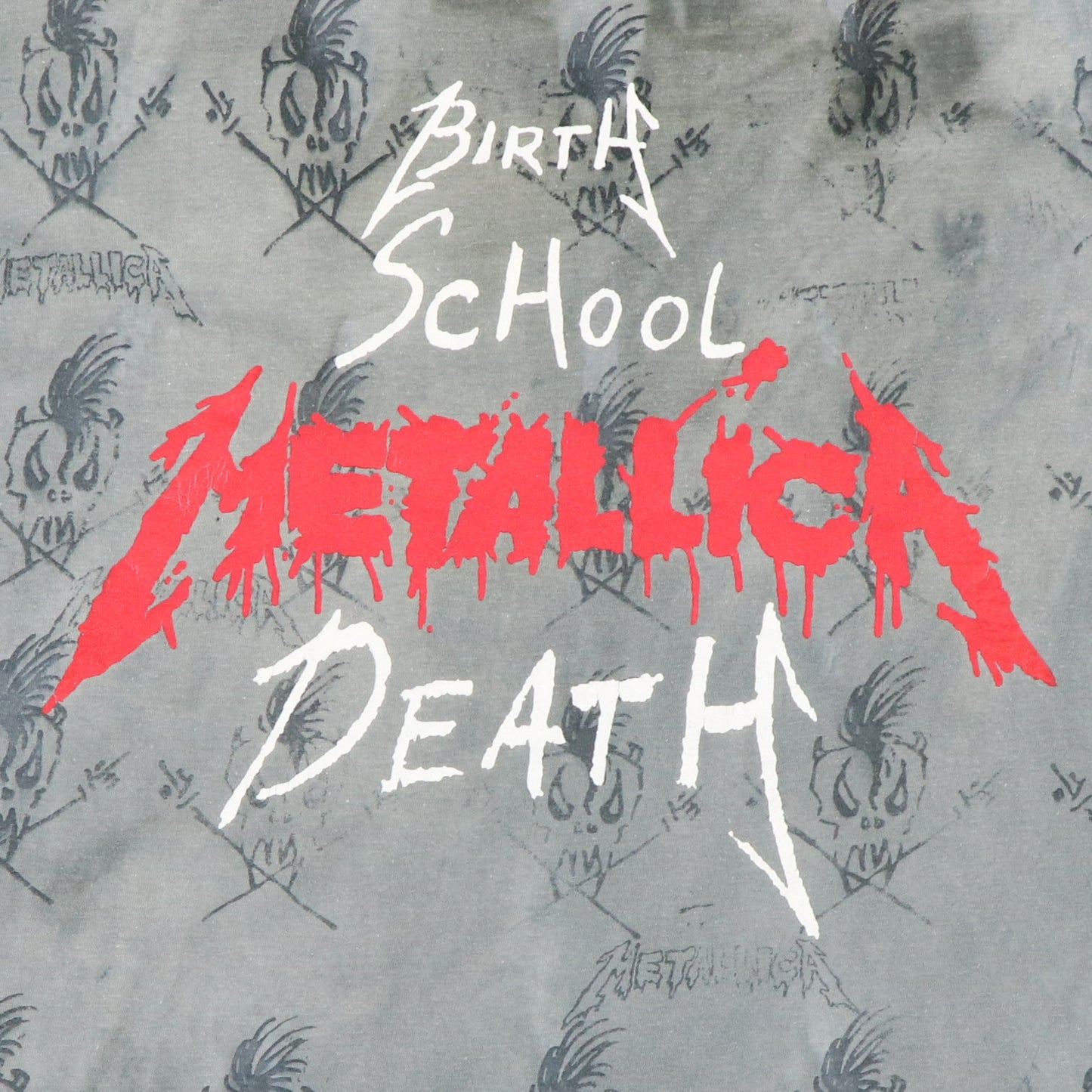 1990s Metallica Birth School Metallica Death Shirt